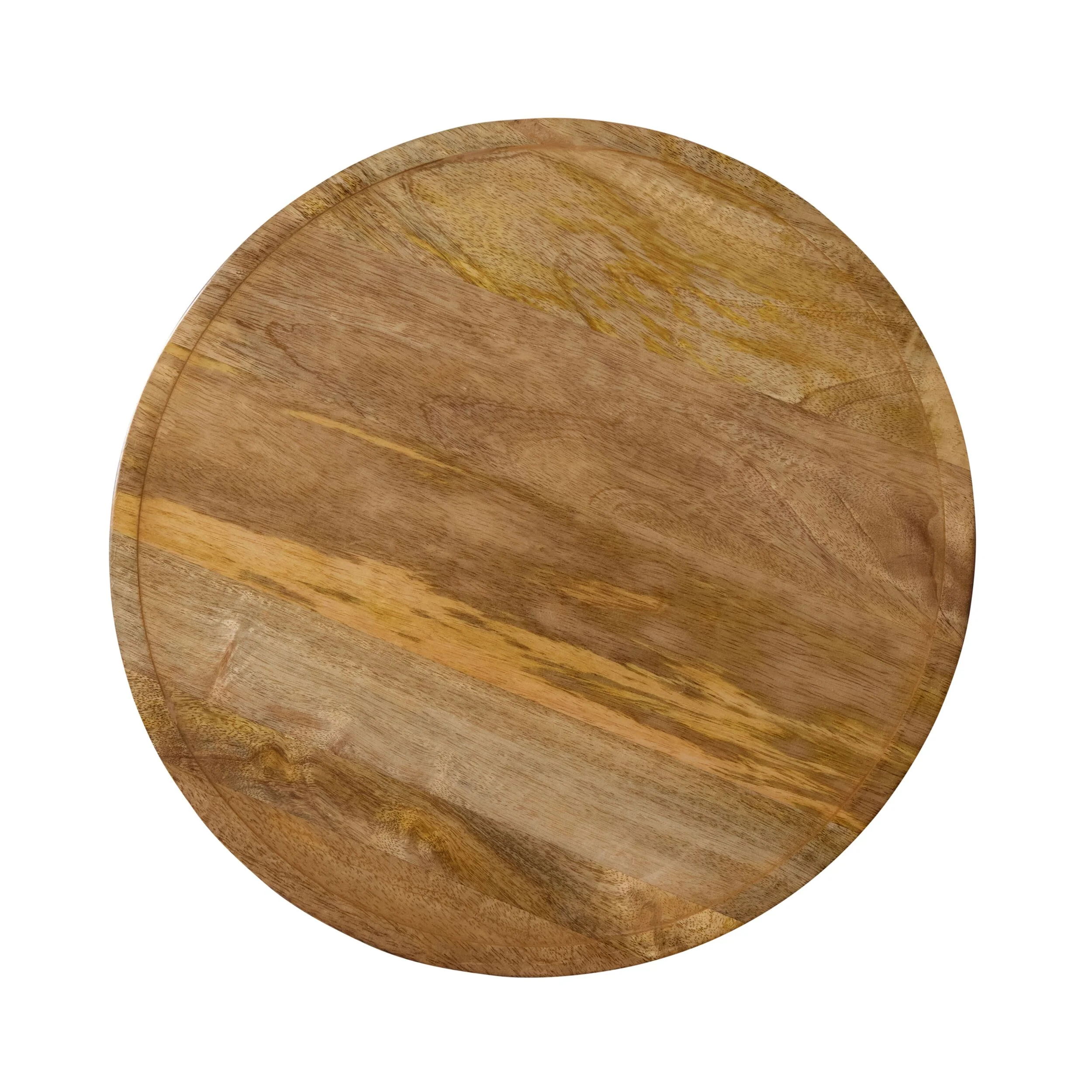 Eco Sole Carved Wooden Side Table 41.5cm - Image 3