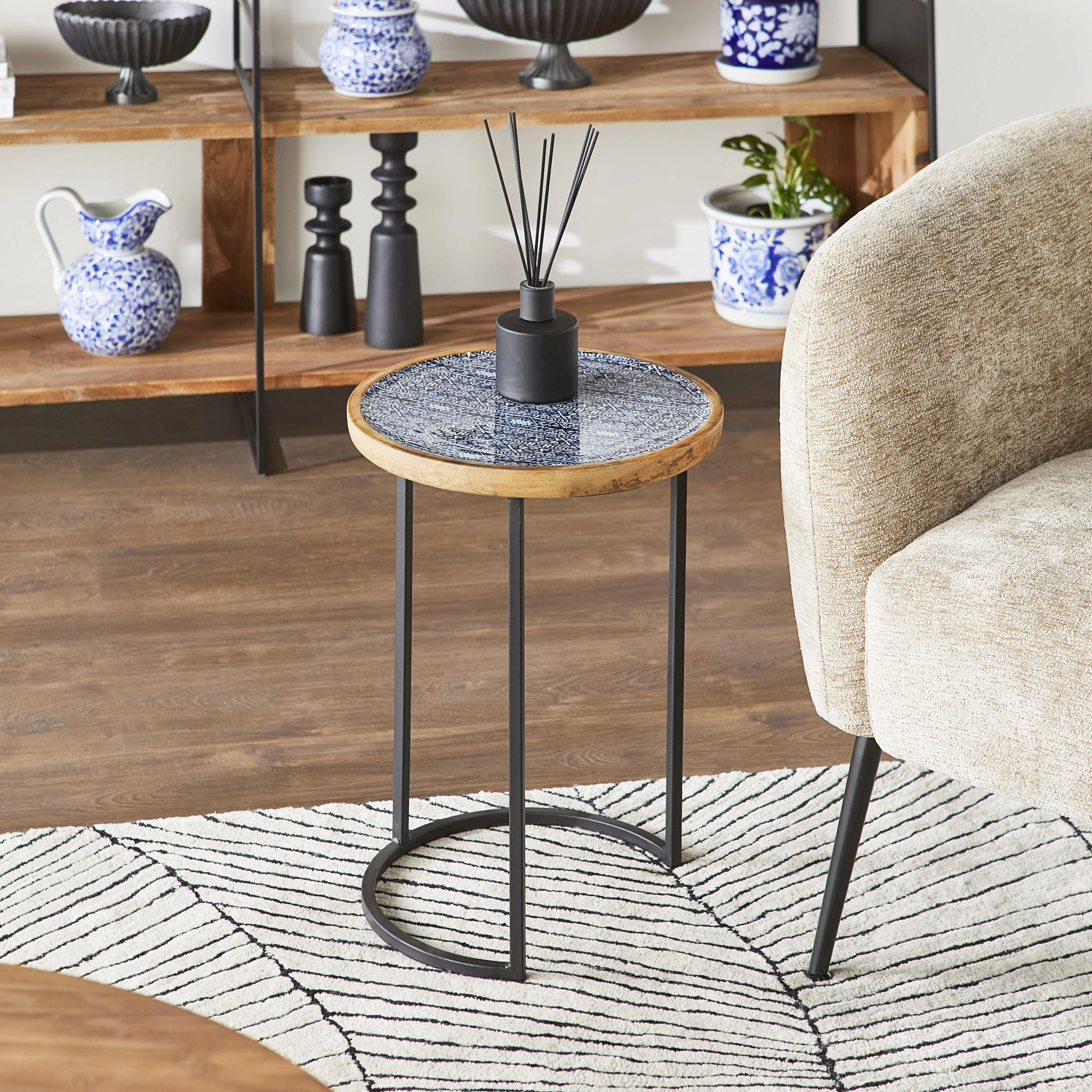 Eco Sole Tribal Side Table 35.5cm - Image 4