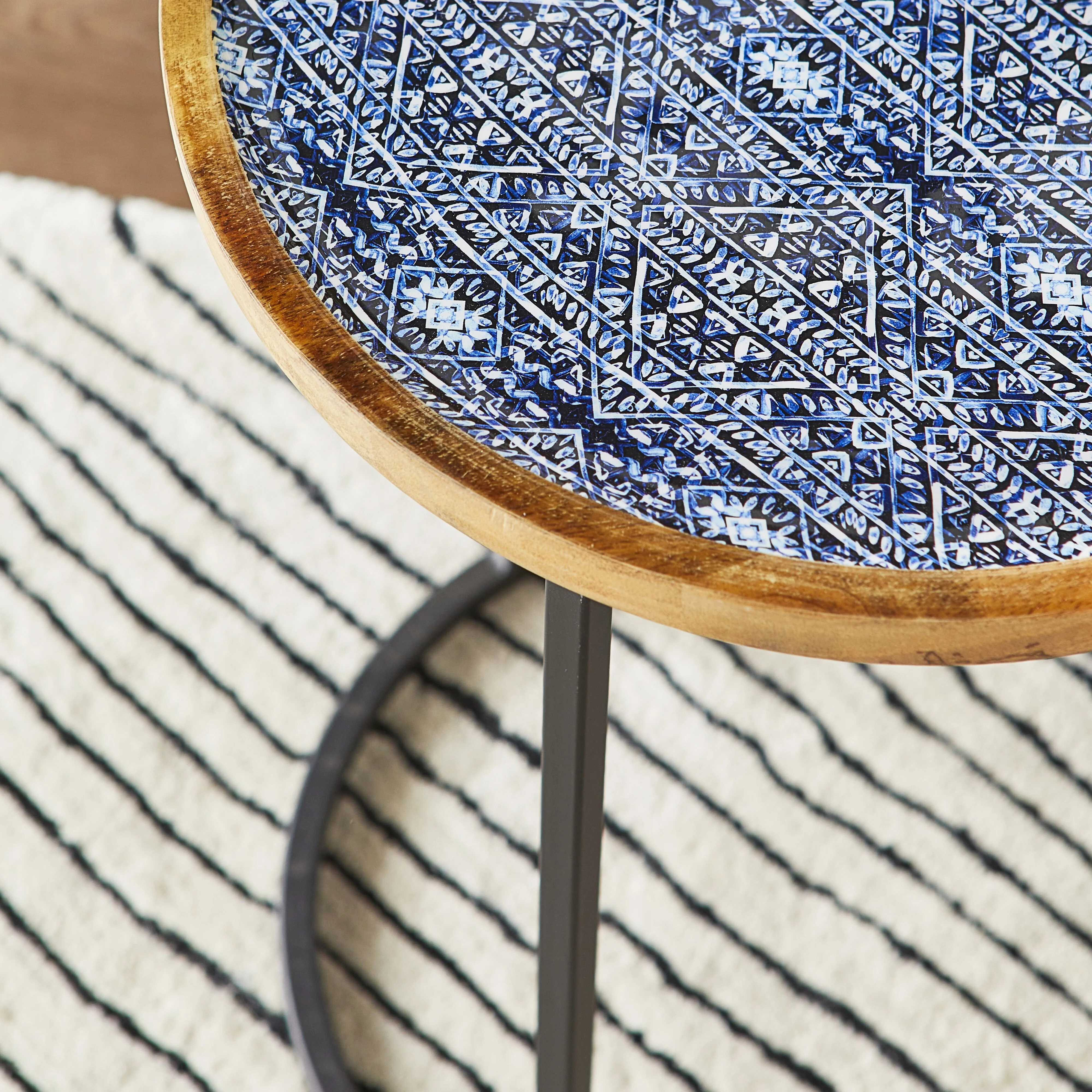 Eco Sole Tribal Side Table 35.5cm - Image 5