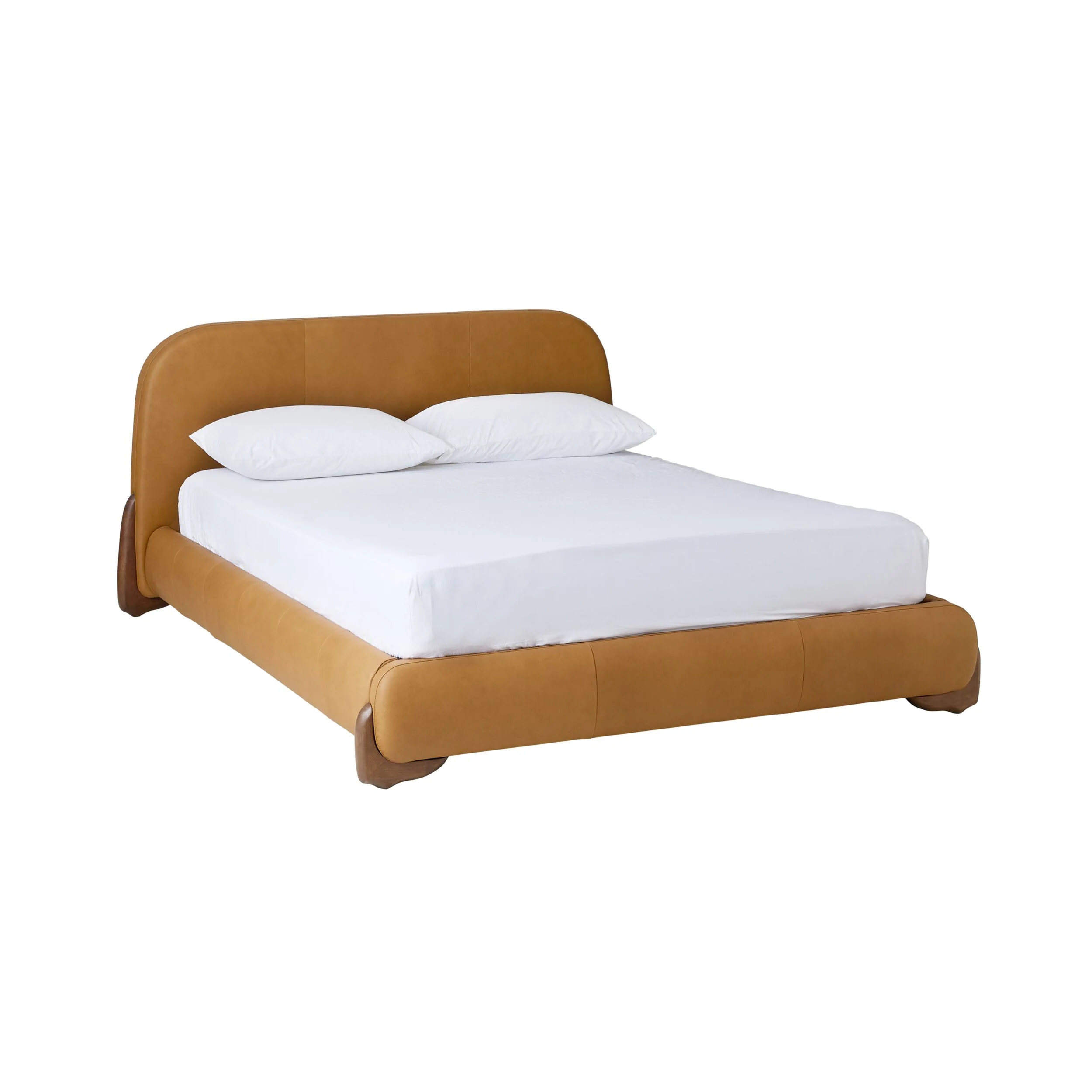 Eden Leather Queen Bed - Image 2