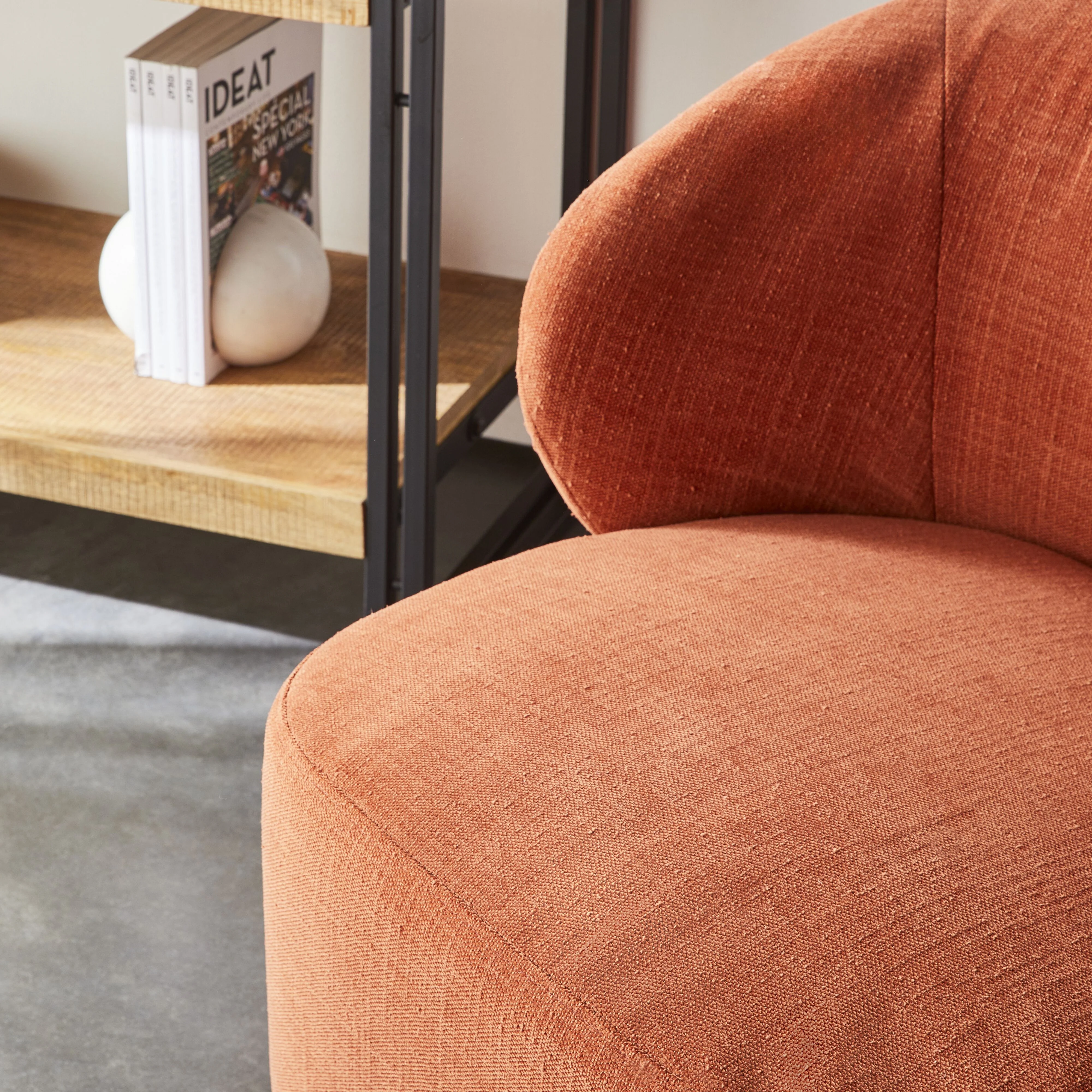 Edie Occasional Chair Solace Tangerine - Image 7