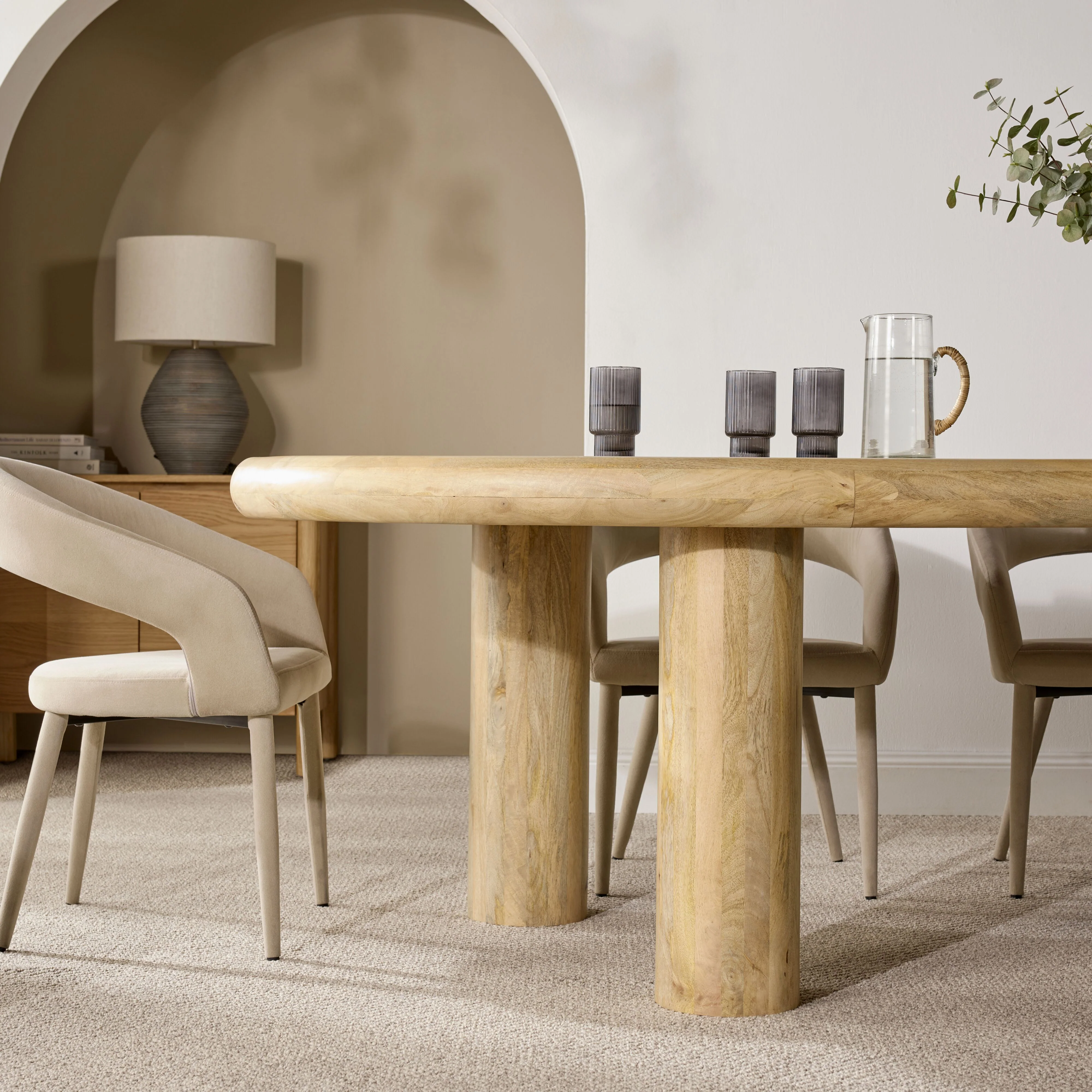 Elara Dining Table Light Oak 300cm - Image 9