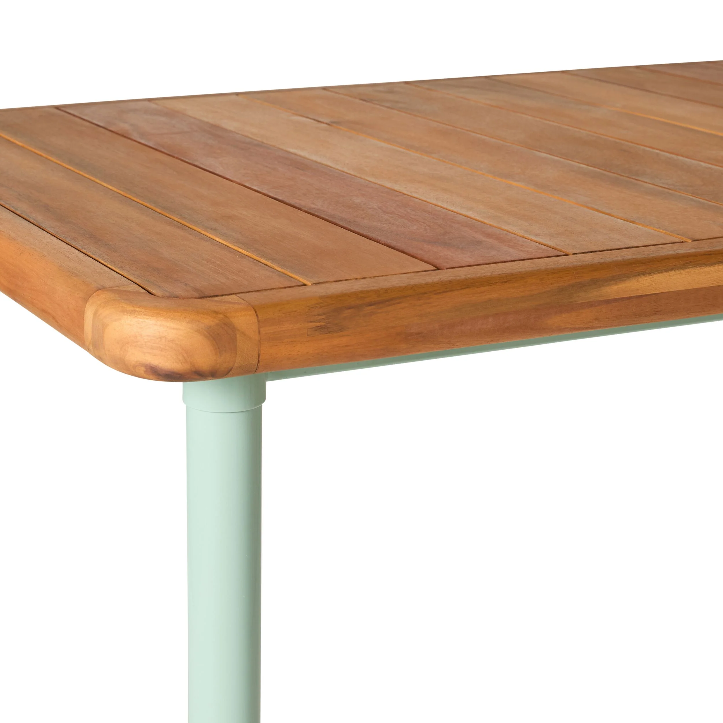 Ellie Outdoor Dining Table 160cm Smoke Green - Image 2