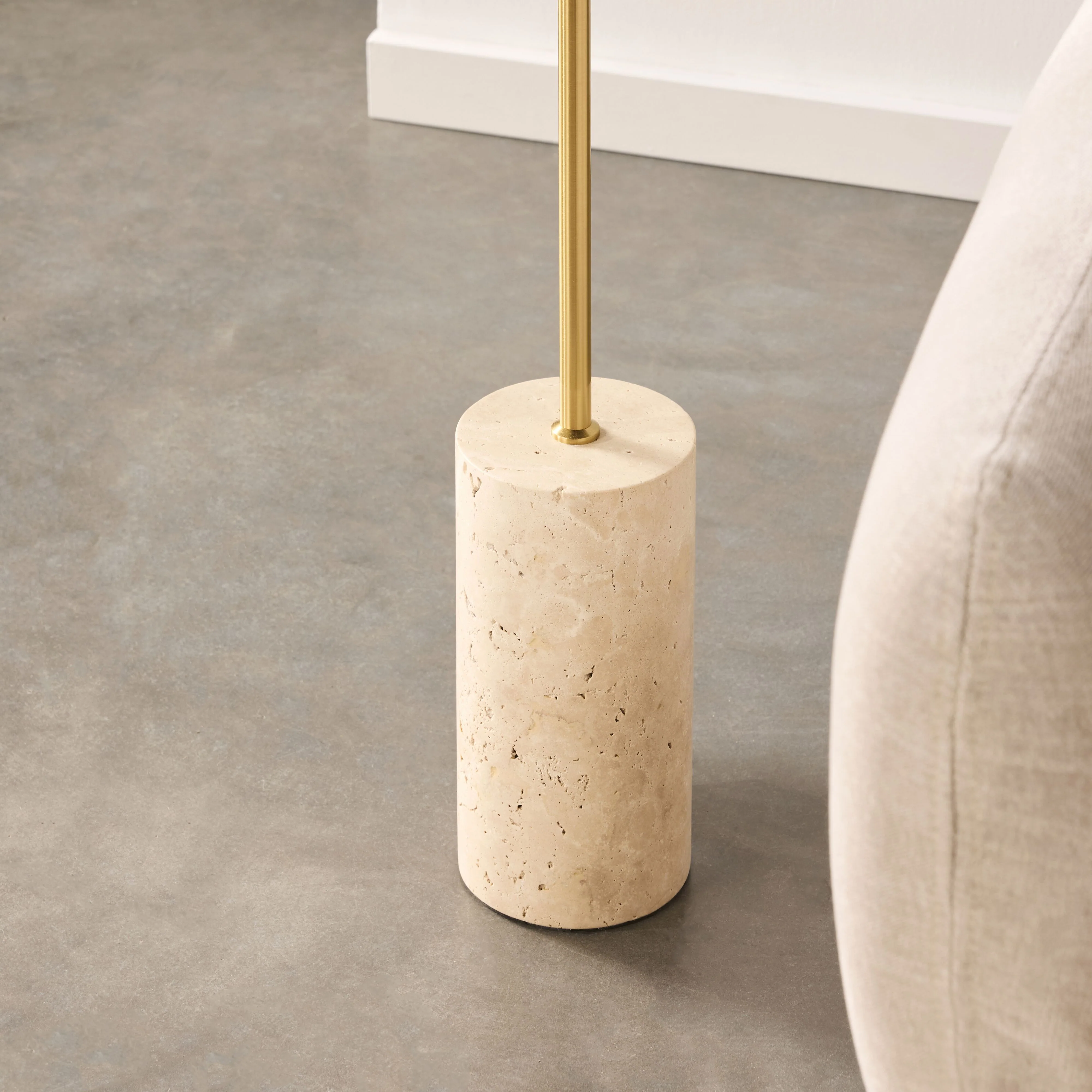 Elroy Travertine Floor Lamp 151cm - Image 7