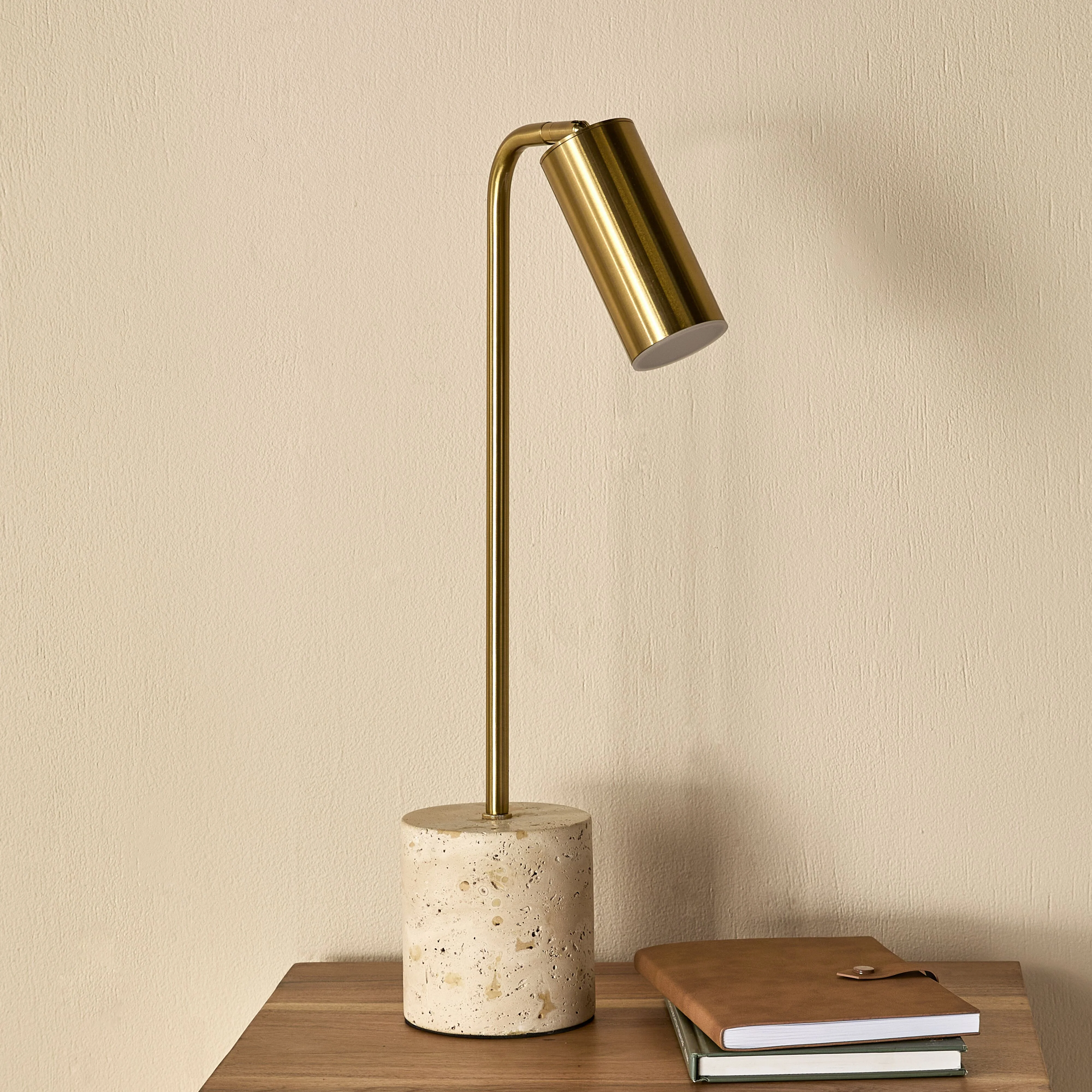 Elroy Travertine Table Lamp 54cm - Image 6