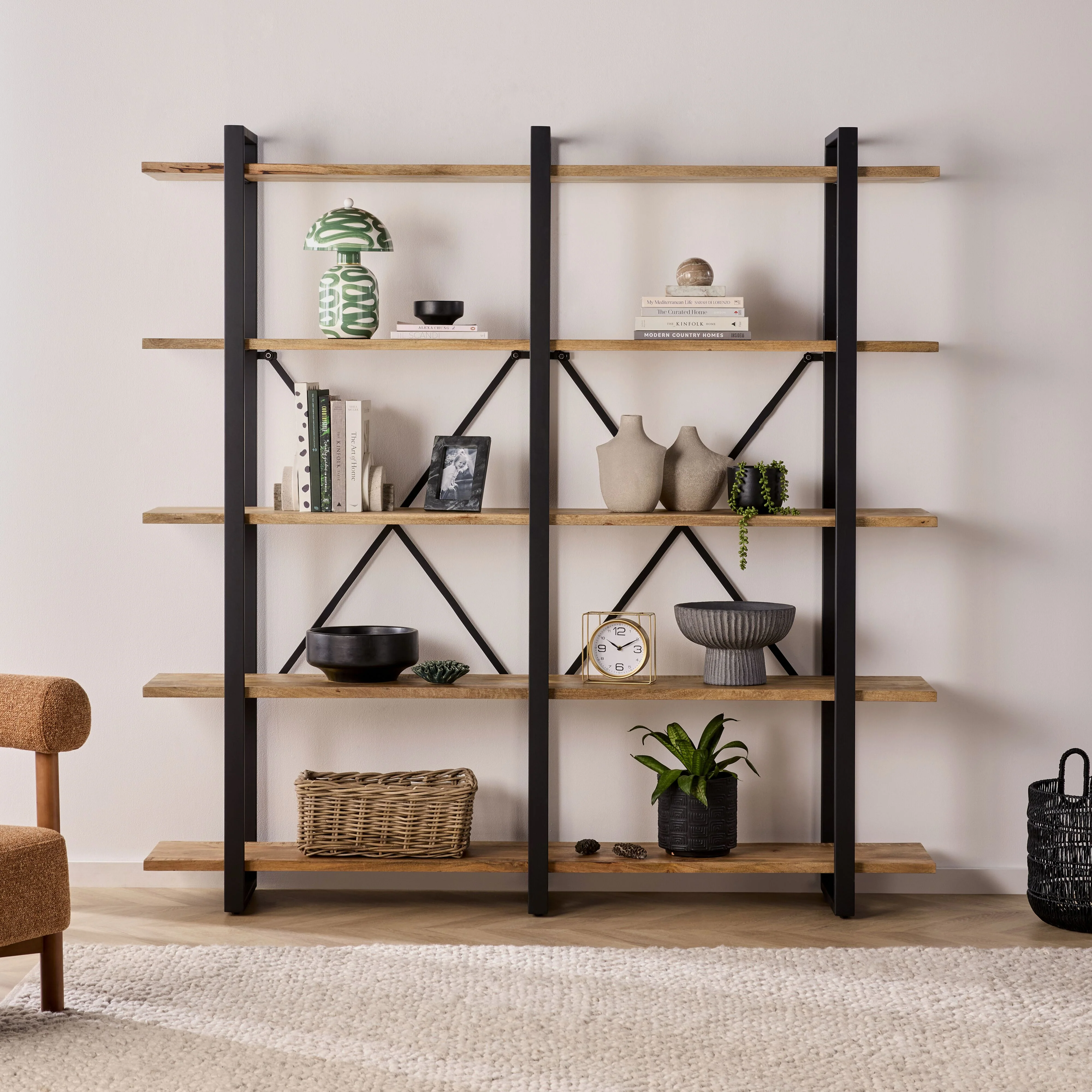 Emery Large Shelving Unit 200 x 200cm - Image 6