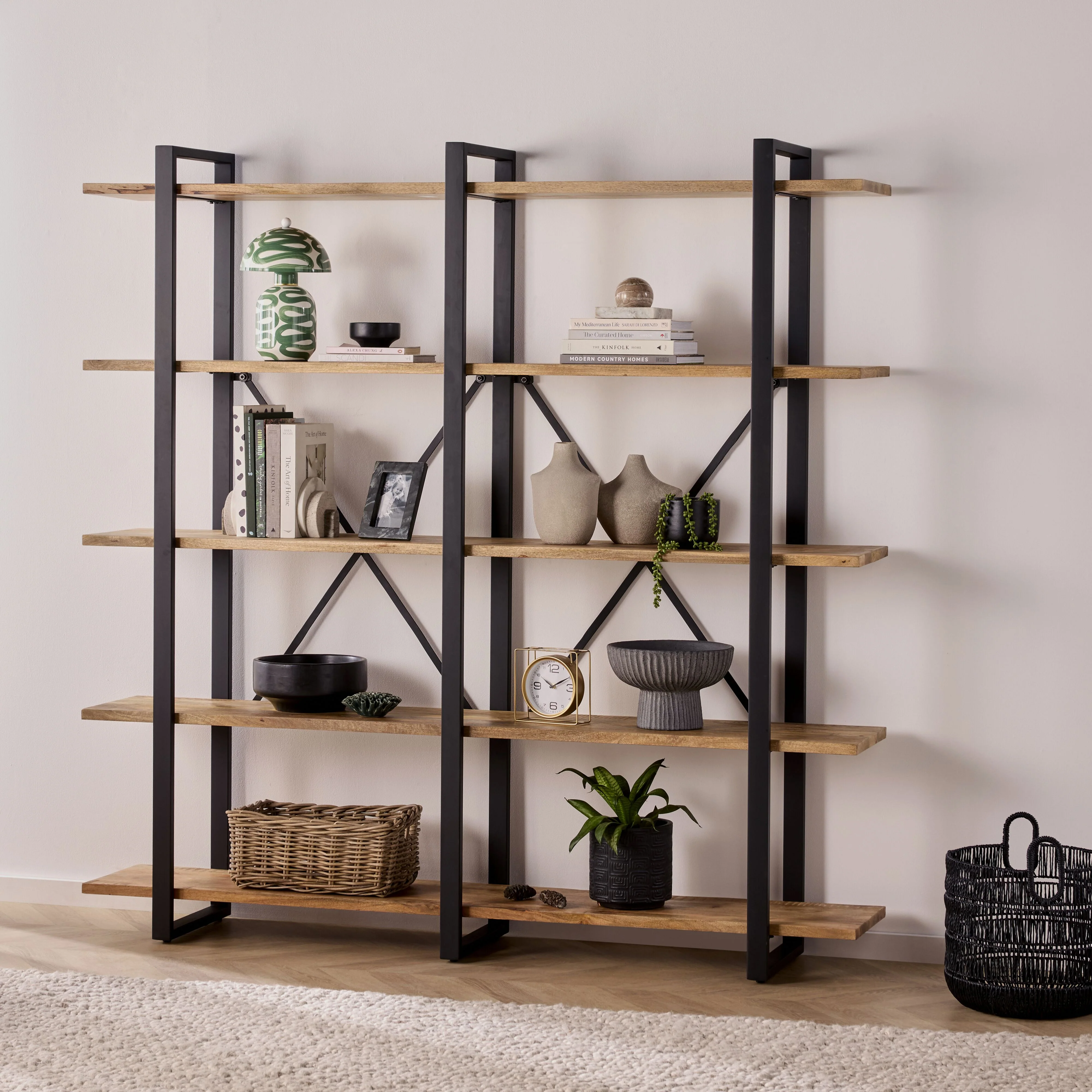 Emery Large Shelving Unit 200 x 200cm - Image 7