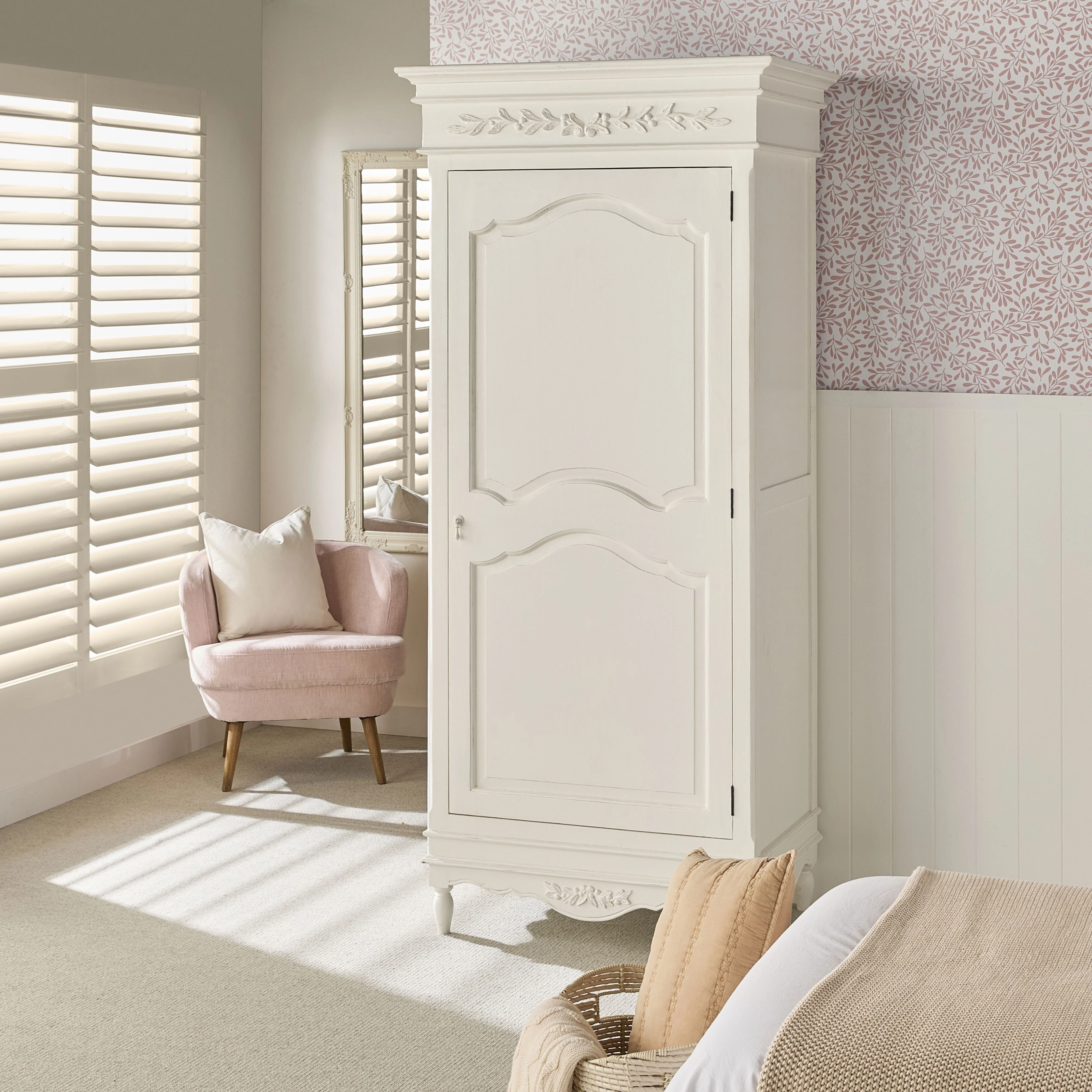 Emilie 1 Door Wardrobe - Image 10