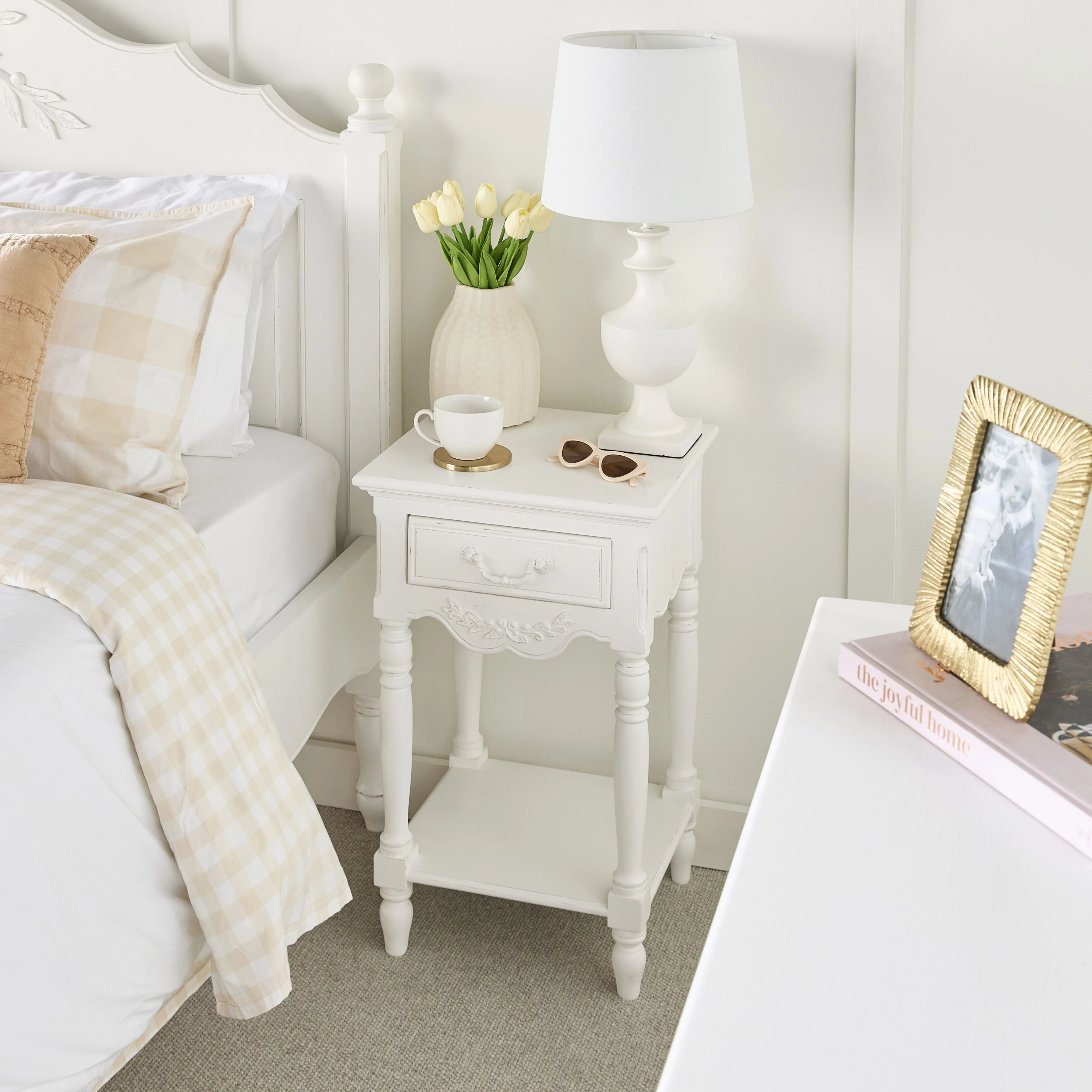 Emilie 1 Drawer Bedside Table - Image 10