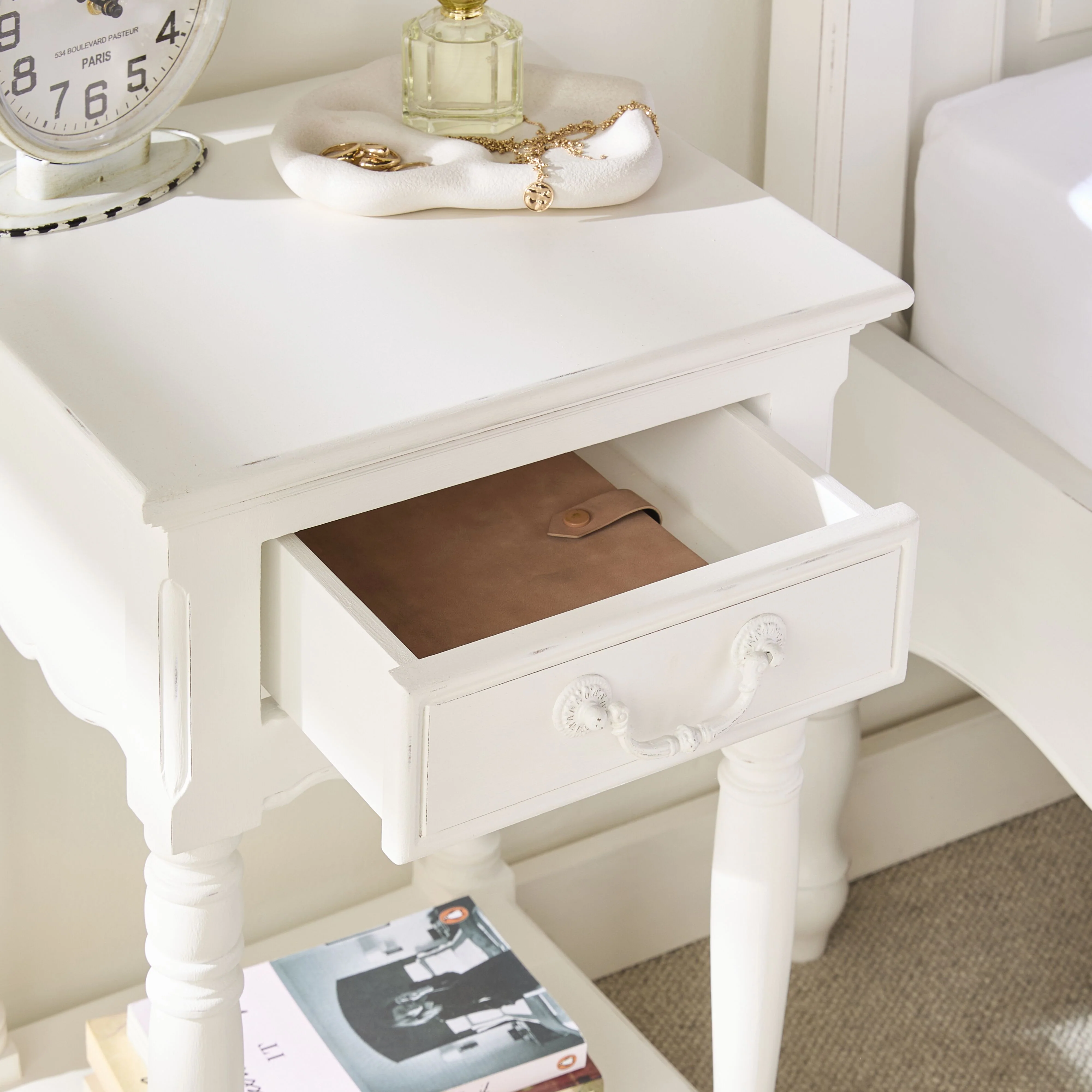 Emilie 1 Drawer Bedside Table - Image 12