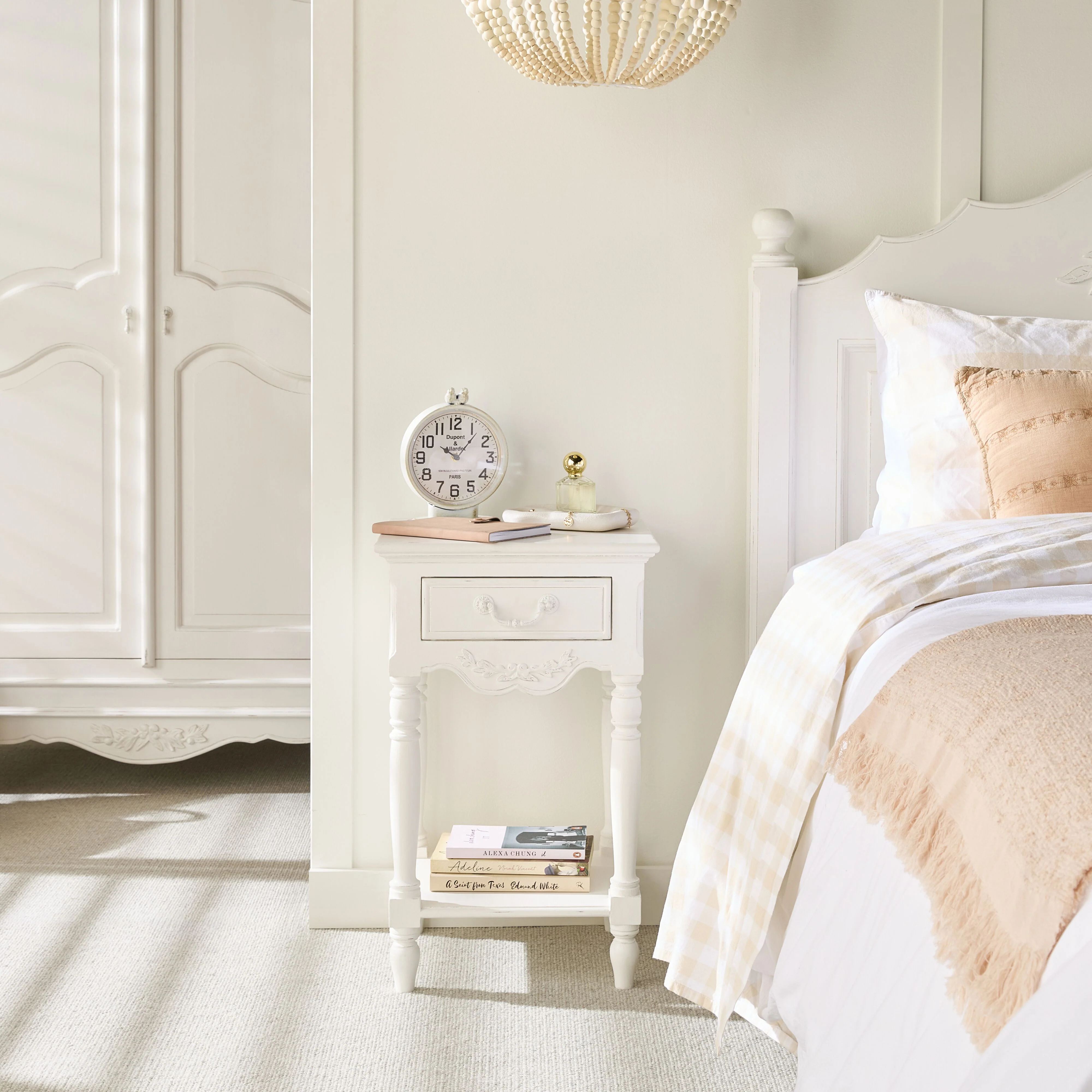 Emilie 1 Drawer Bedside Table - Image 8