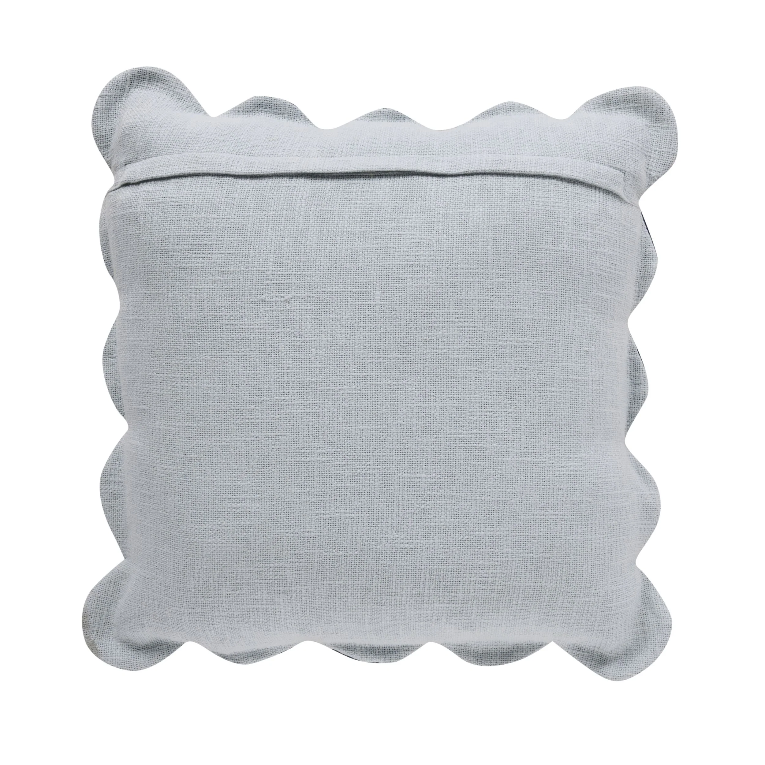 Emmie Scalloped Cushion Blues 50x50cm - Image 2