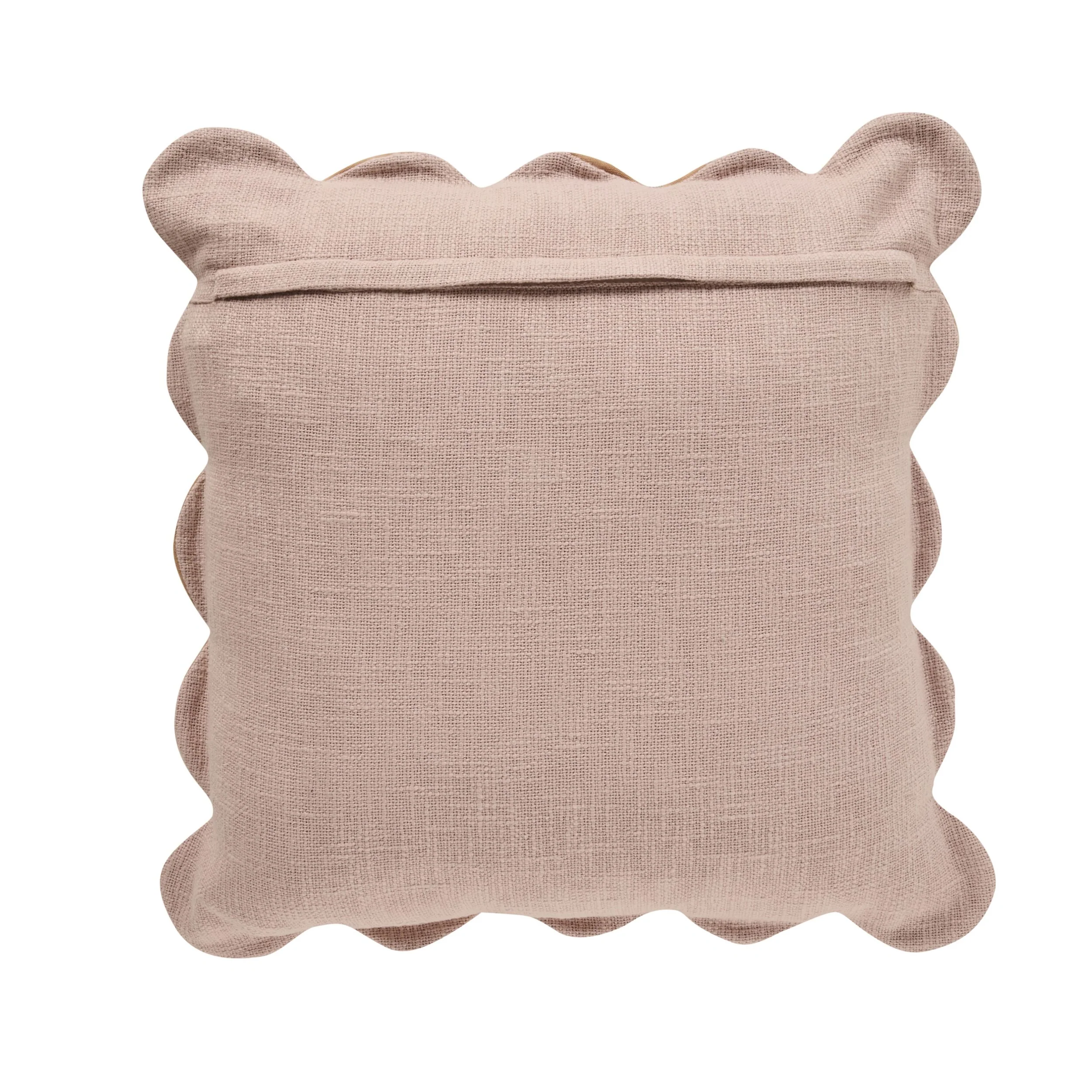 Emmie Scalloped Cushion Rose Clay 50x50cm - Image 2