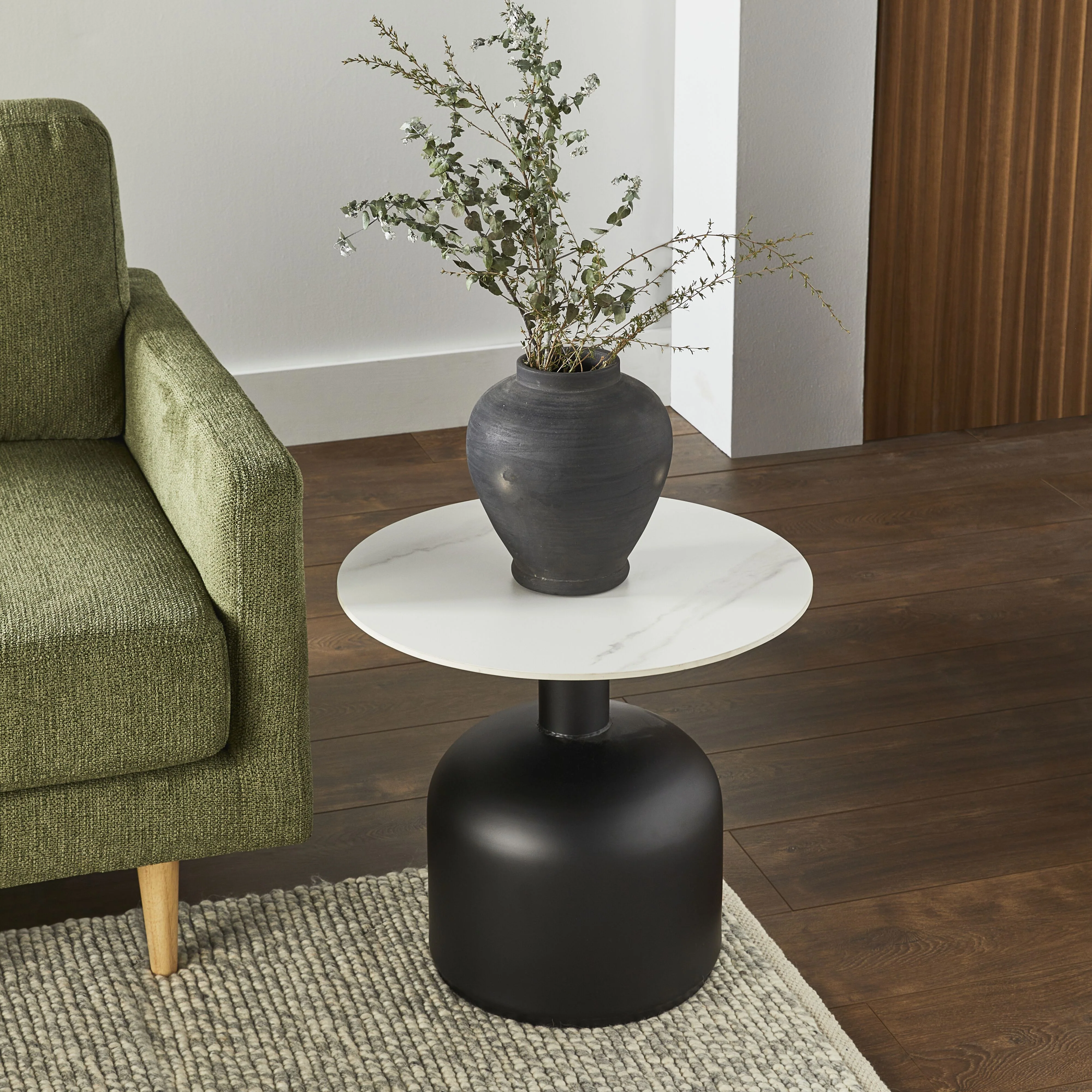 Eros Terracotta Black Pot Small 23x21.5x21.5cm - Image 3