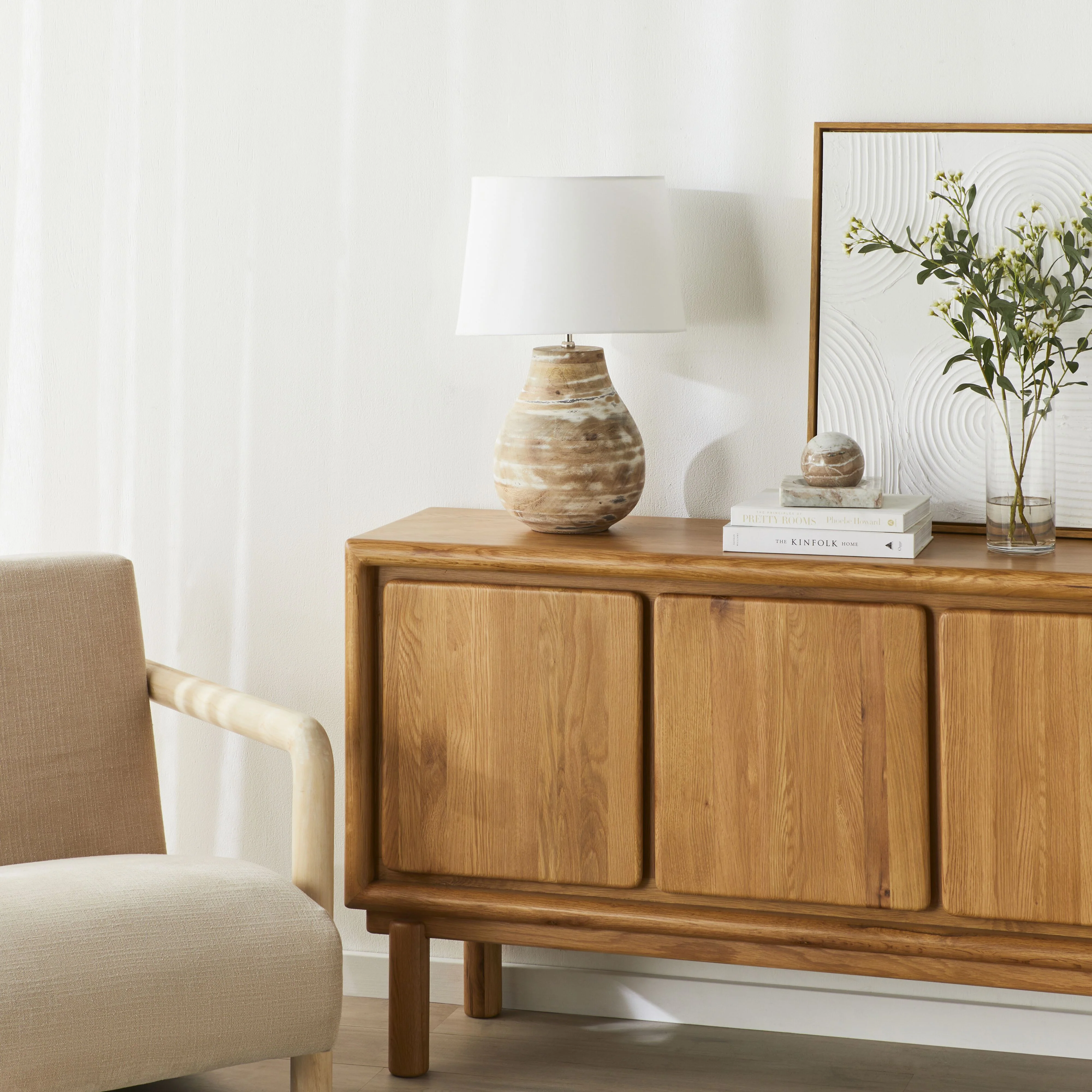 Estera Wooden Table Lamp 50cm - Image 6