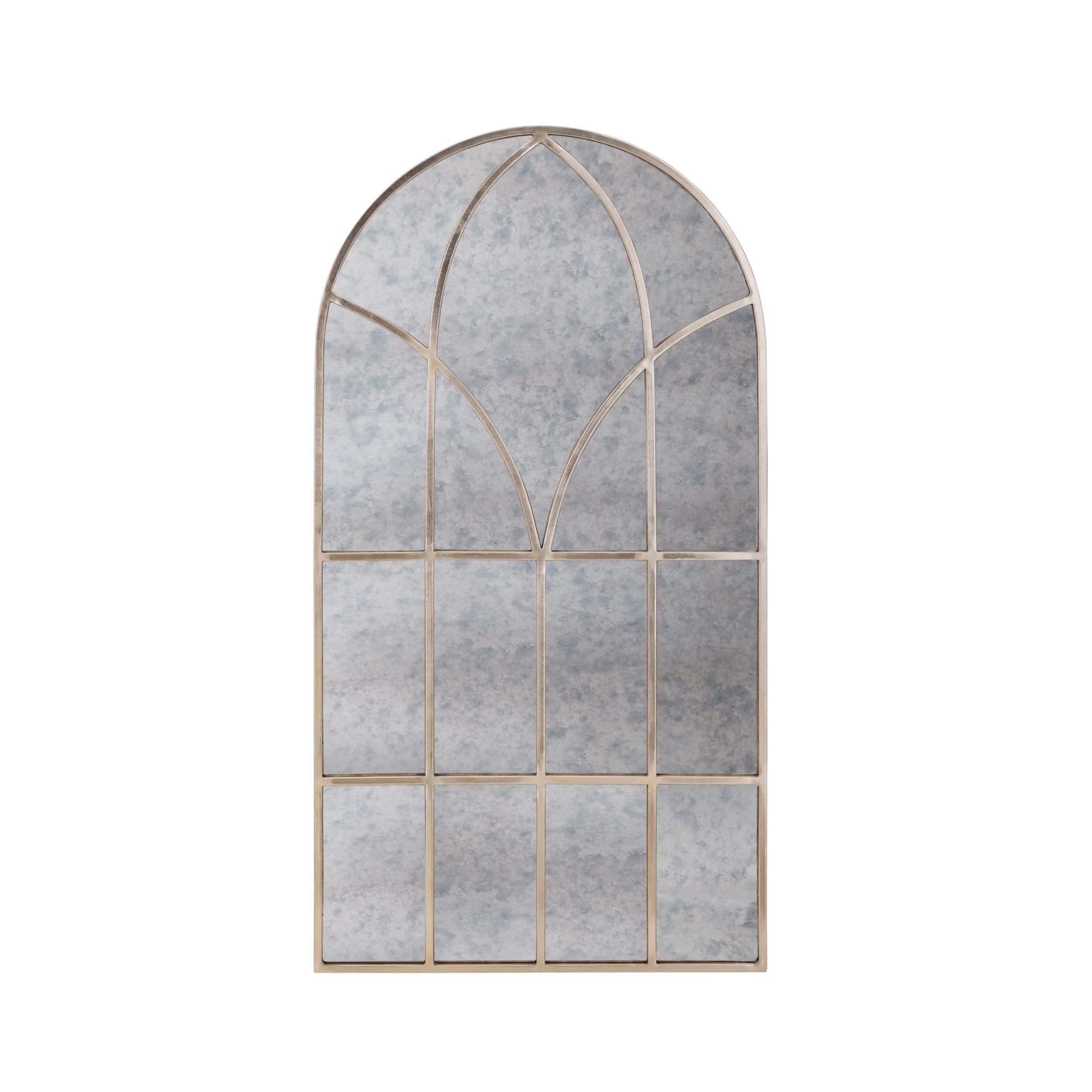 Evangeline Grid Mirror Rose Gold