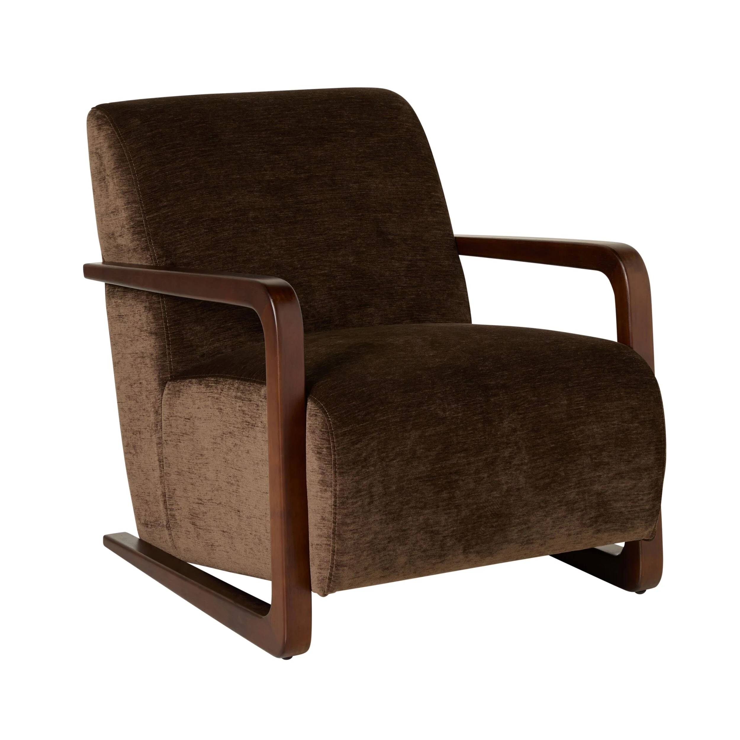 Faible Occasional Chair Cascade Dark Chocolate - Image 2