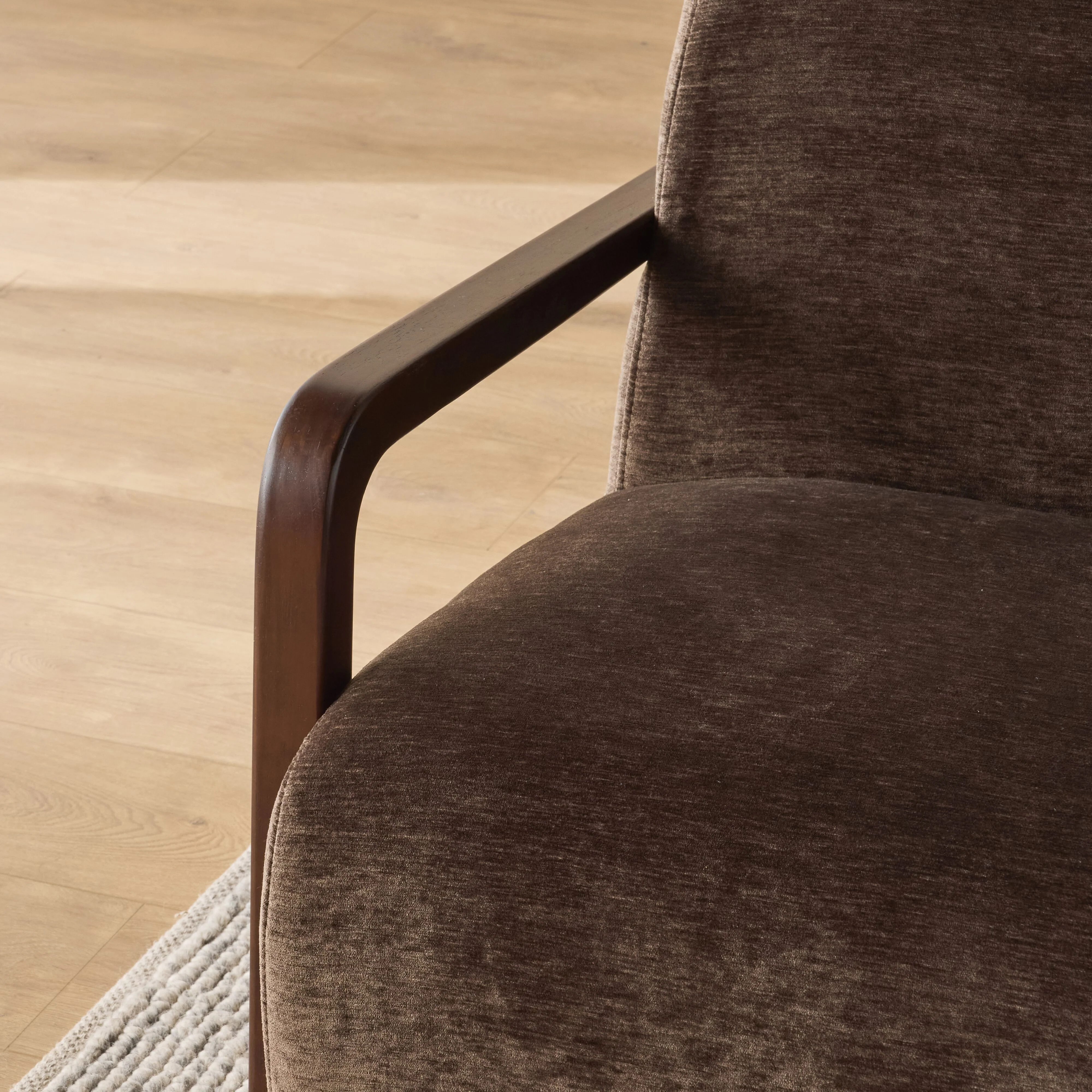 Faible Occasional Chair Cascade Dark Chocolate - Image 9