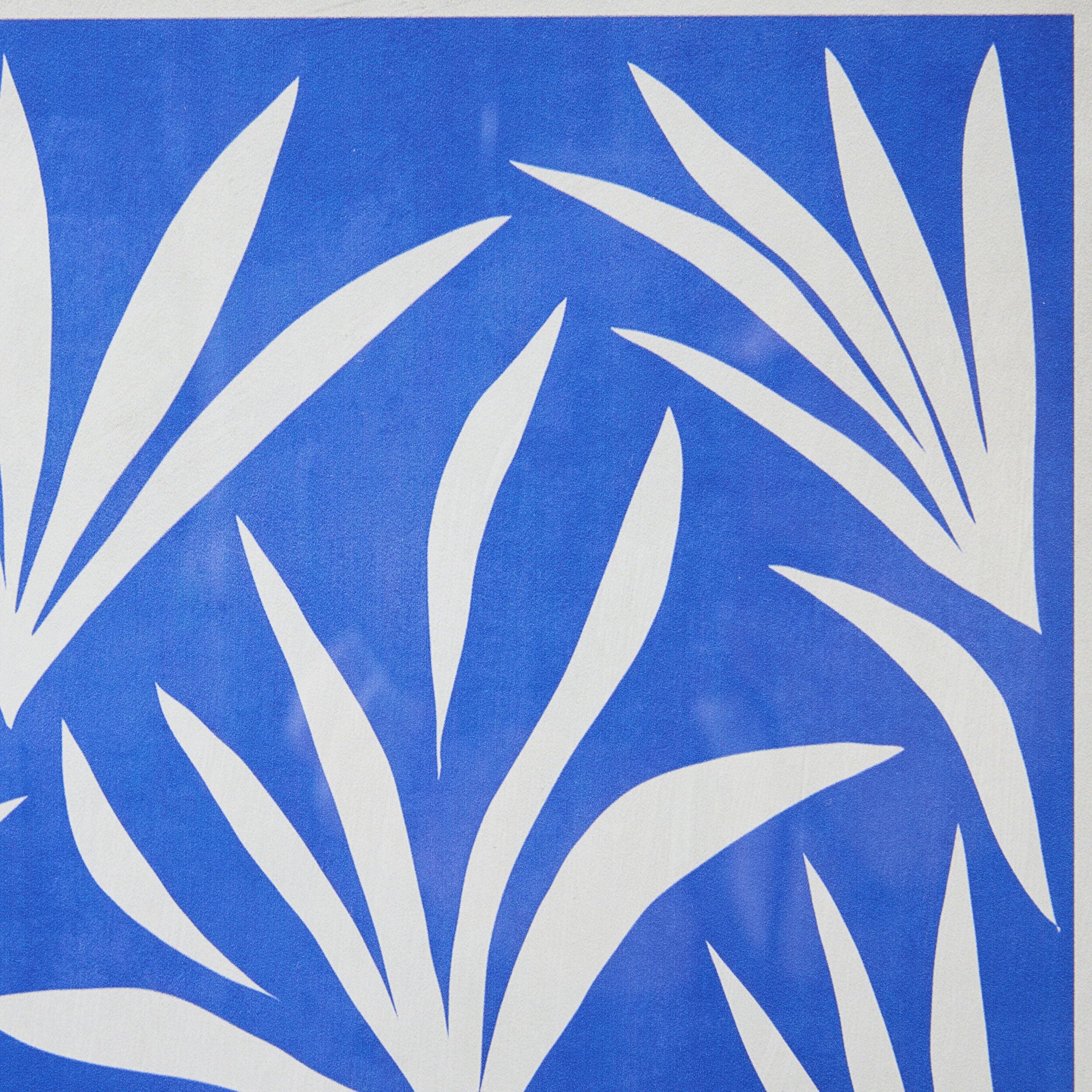 Fans in Blue Framed Print 30x40cm - Image 2