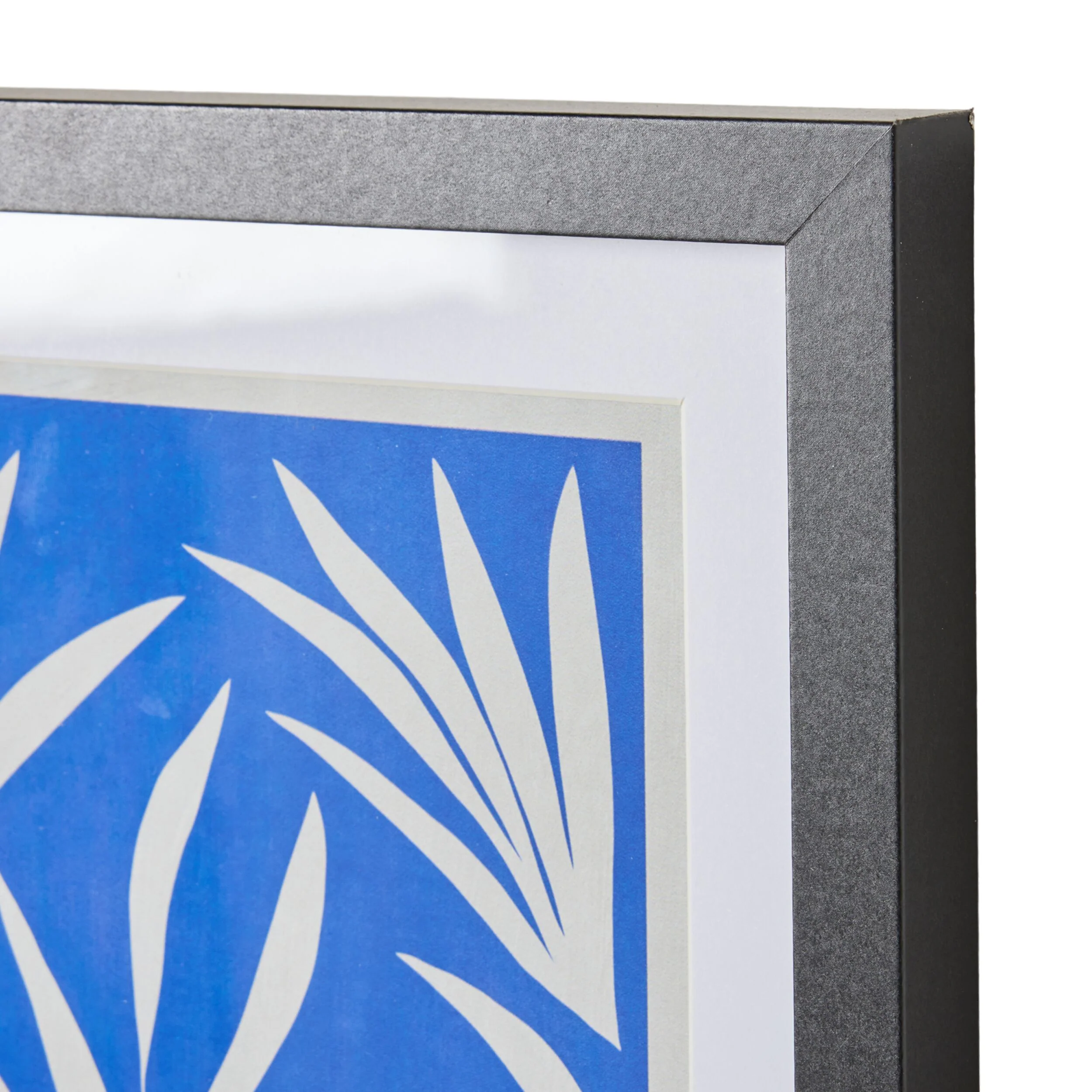 Fans in Blue Framed Print 30x40cm - Image 3