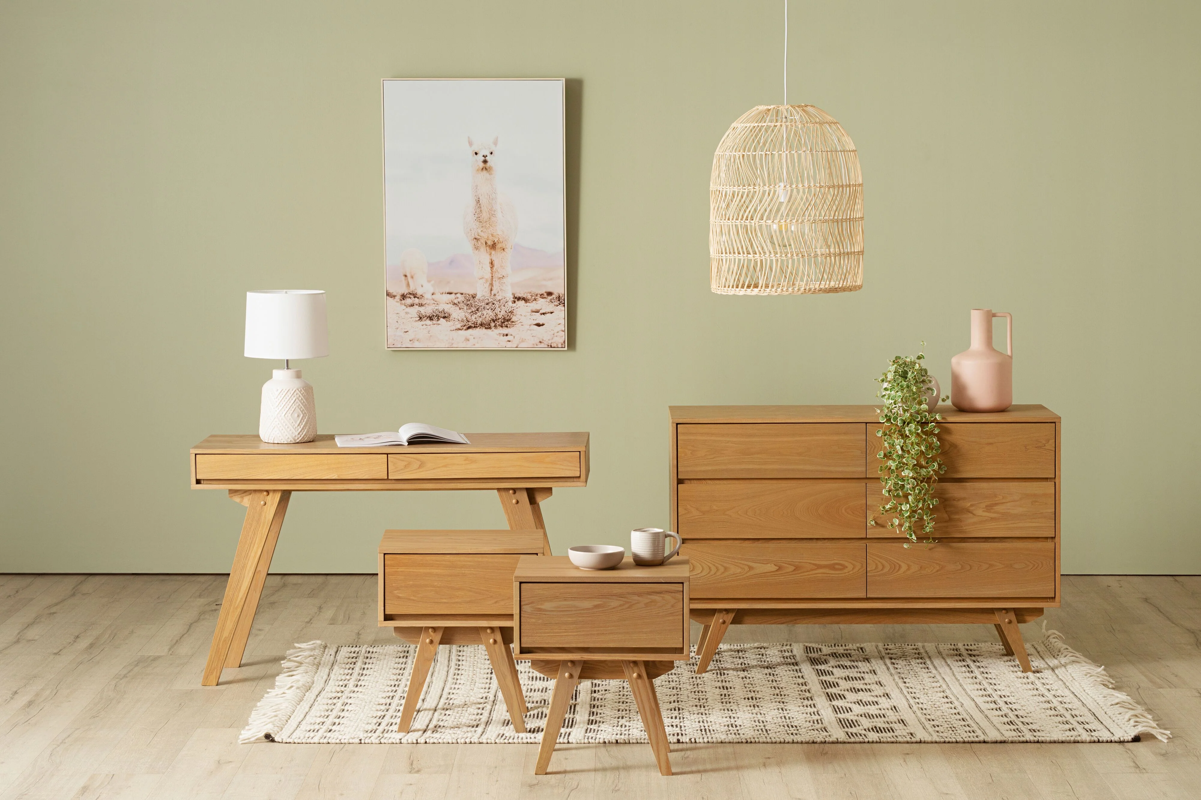 Farrow 1 Drawer Bedside - Image 9