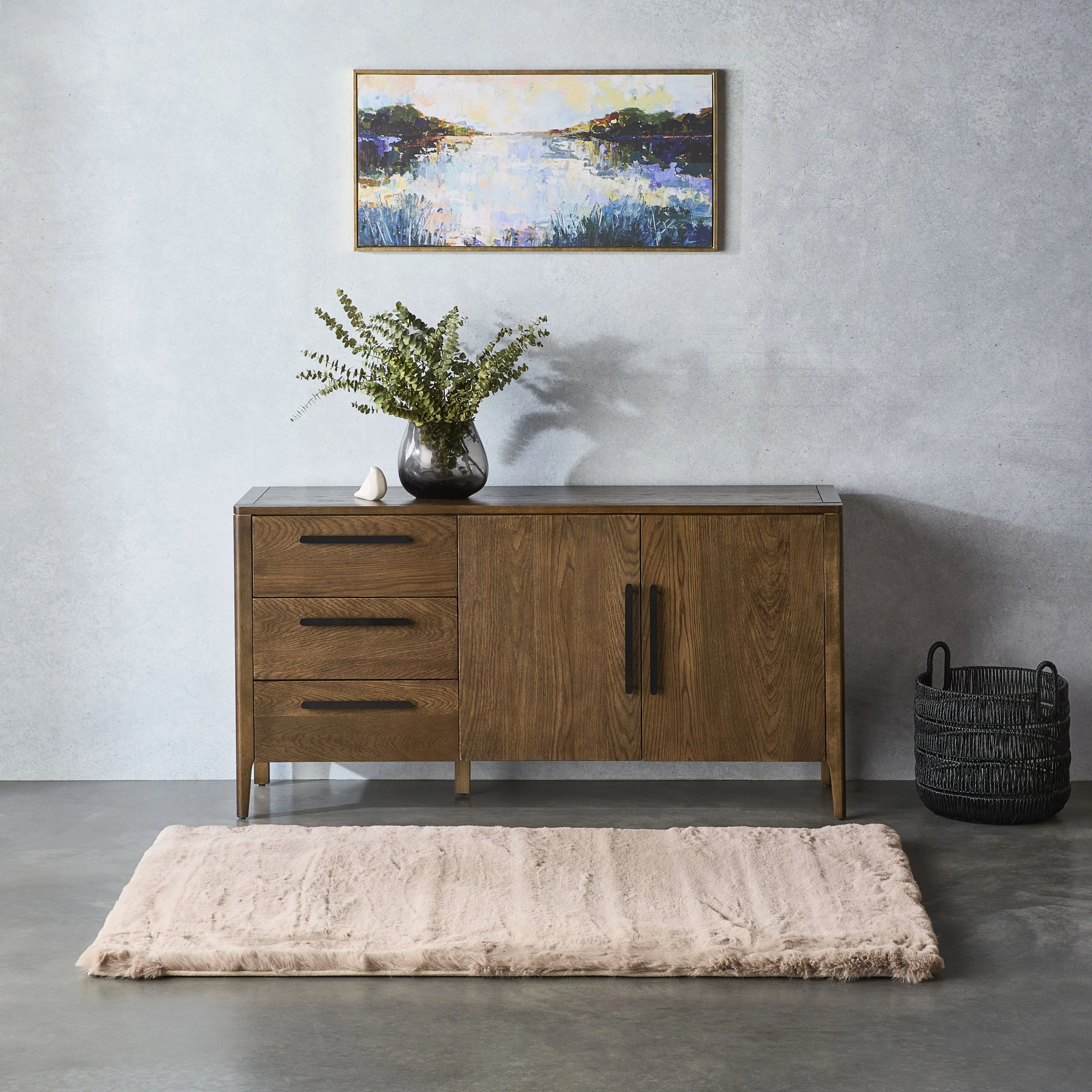 Faux Rabbit Fur Rug Mink 120x180cm - Image 4