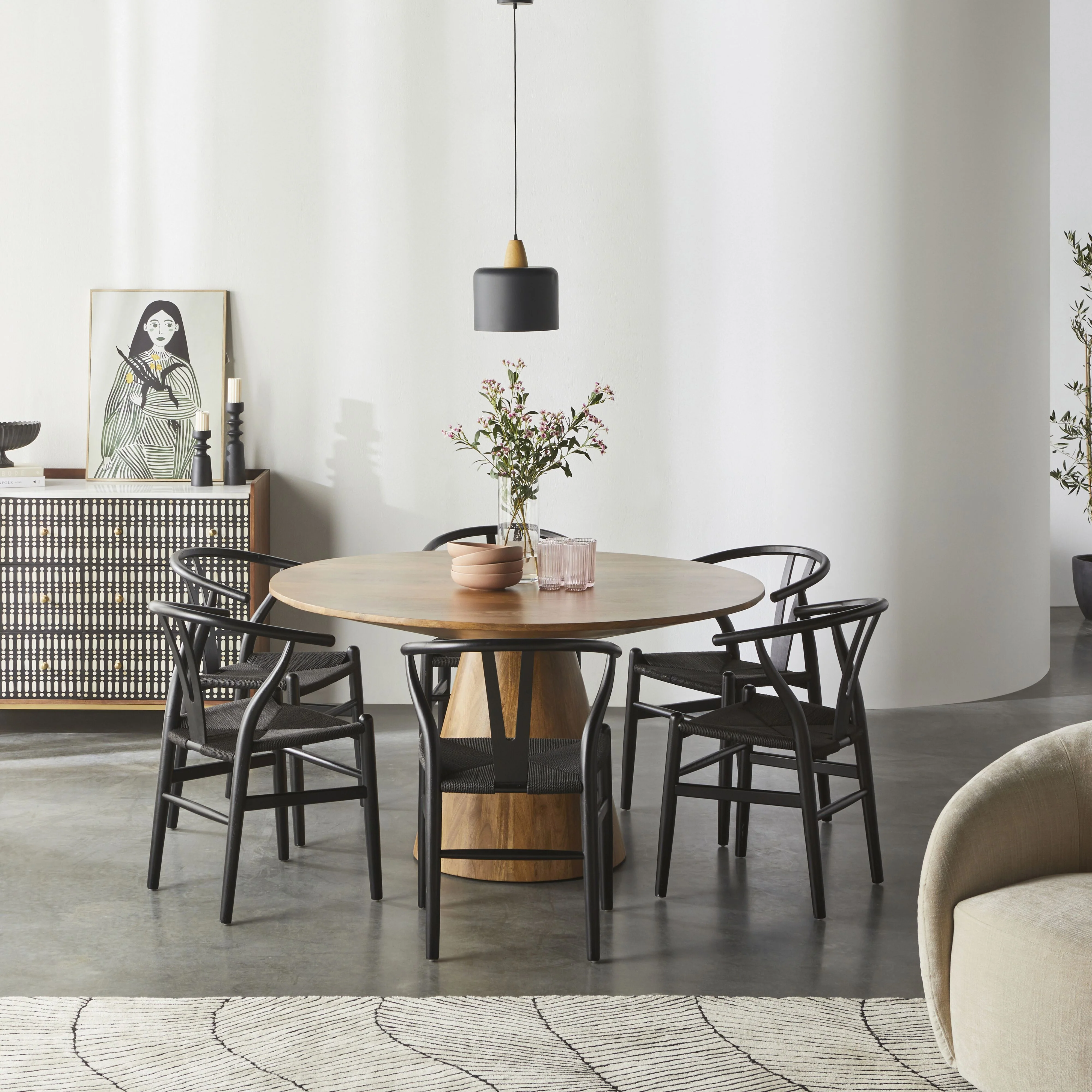 Fen Round Dining Table 140cm - Image 3