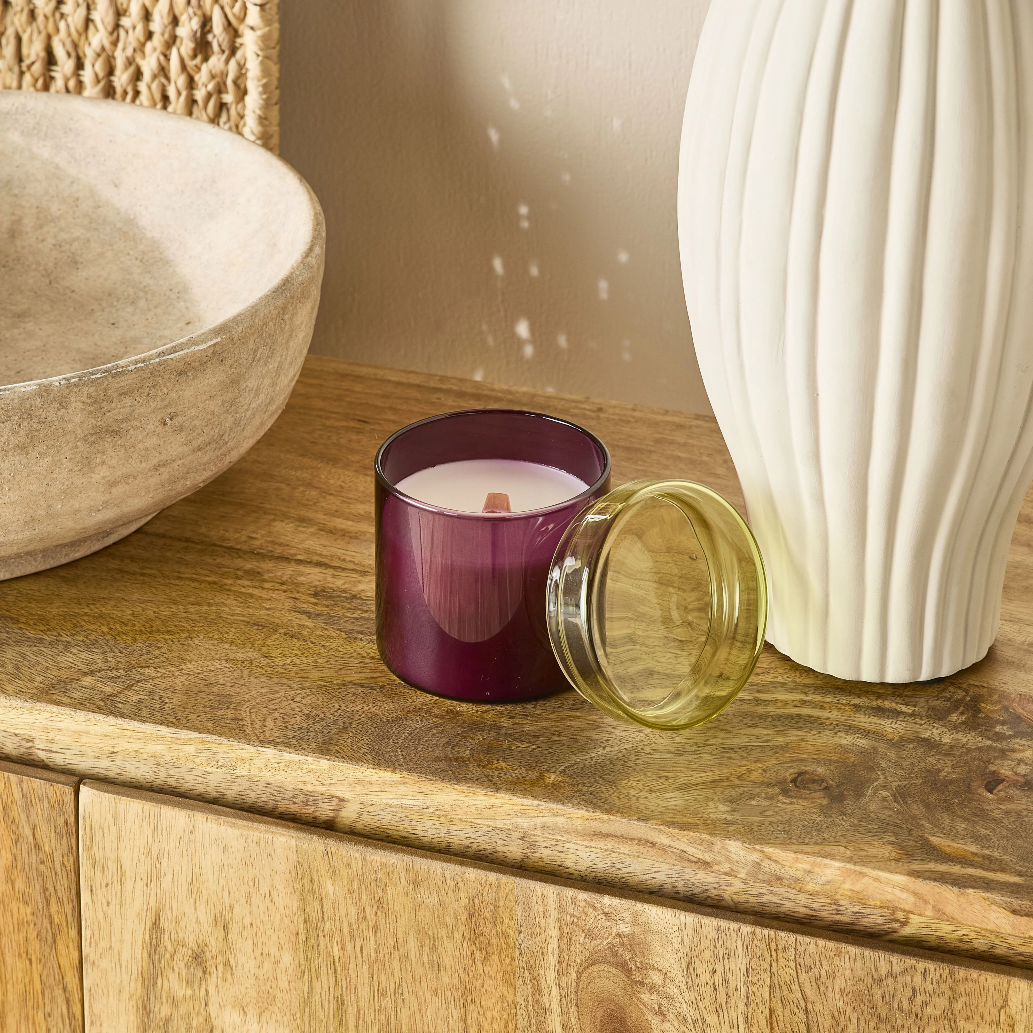 Home Scent Fig Lime Candle 270gm - Image 4