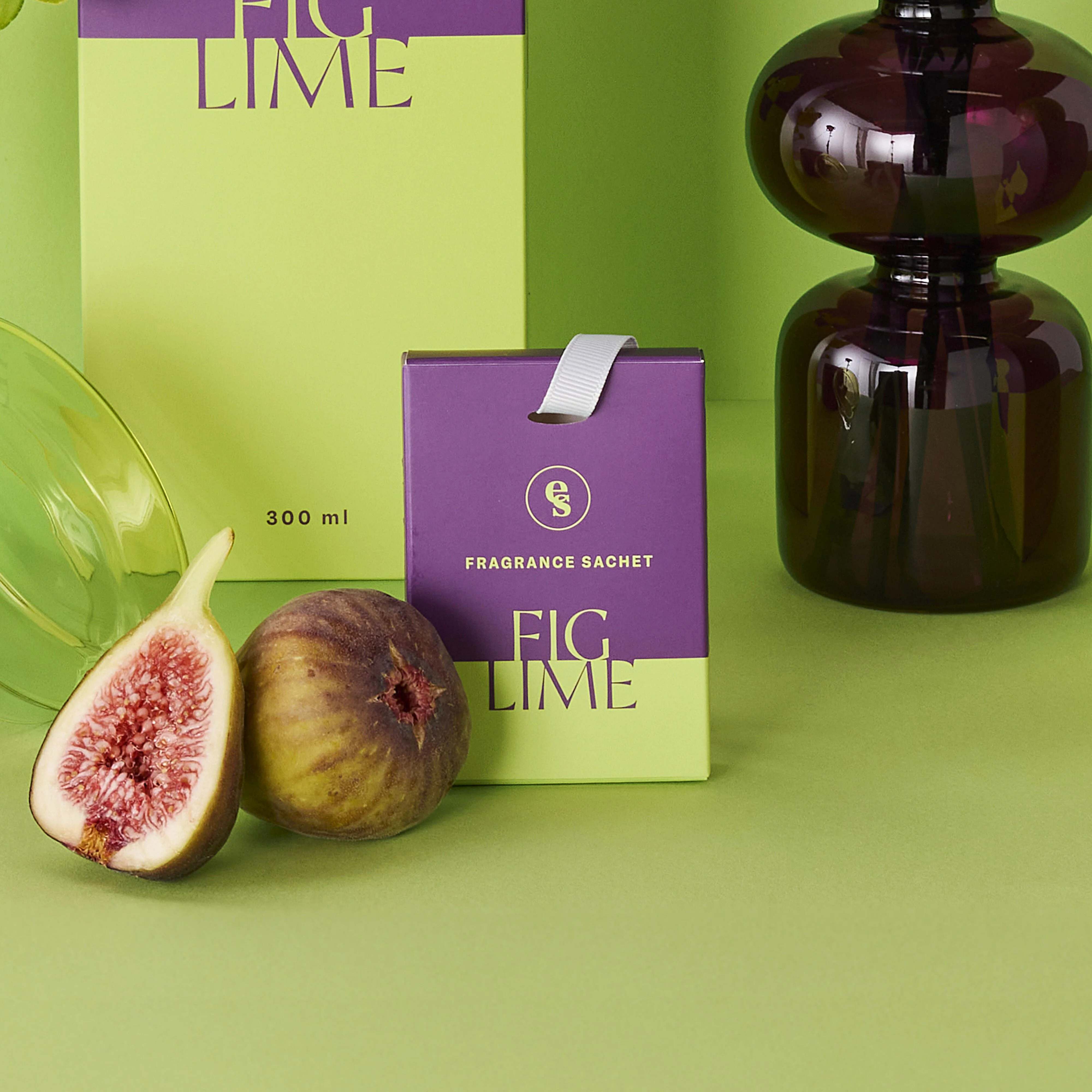 Home Scent Fig Lime Fragrance Sachet 18g - Image 2