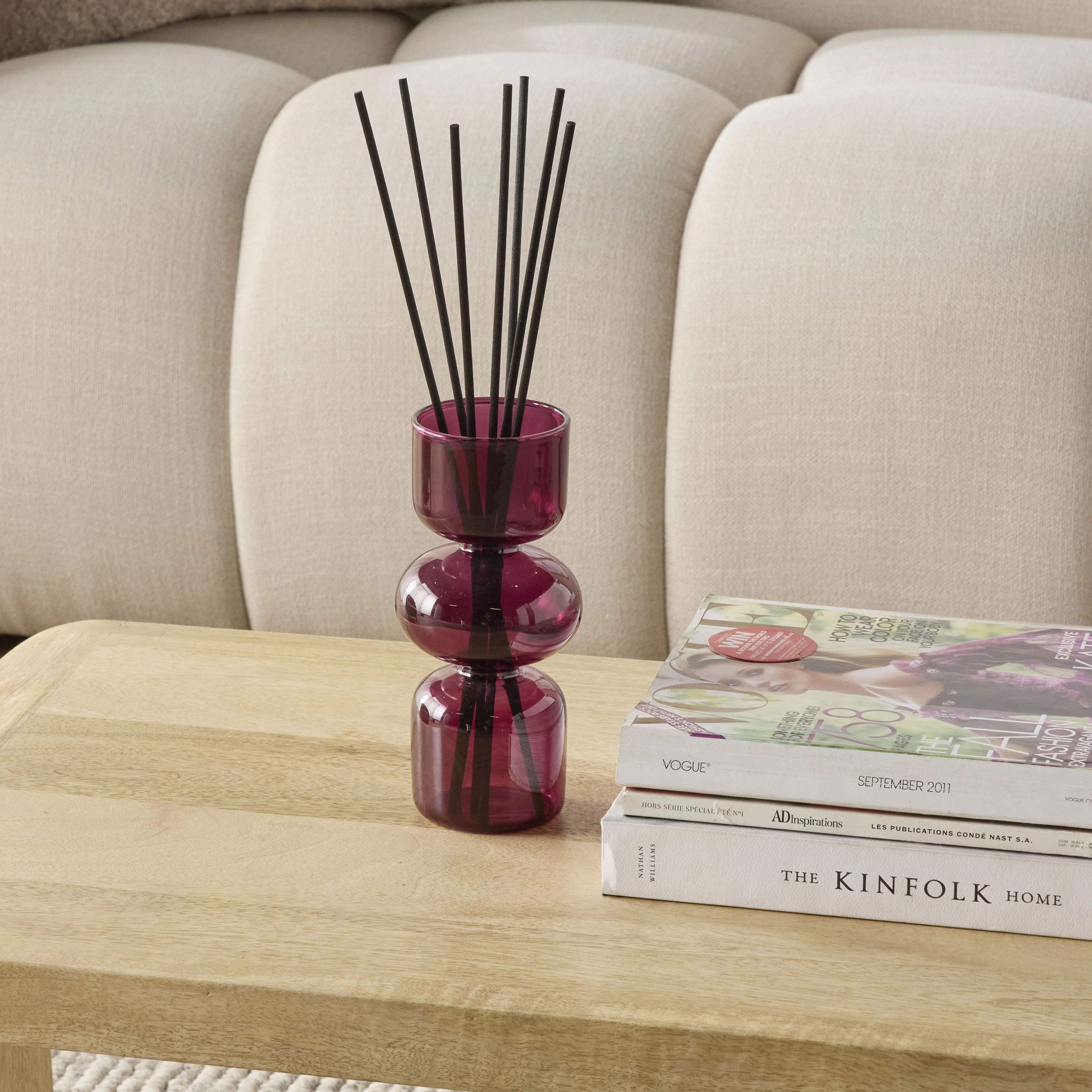 Home Scent Fig Lime Glass Diffuser 300ml - Image 3