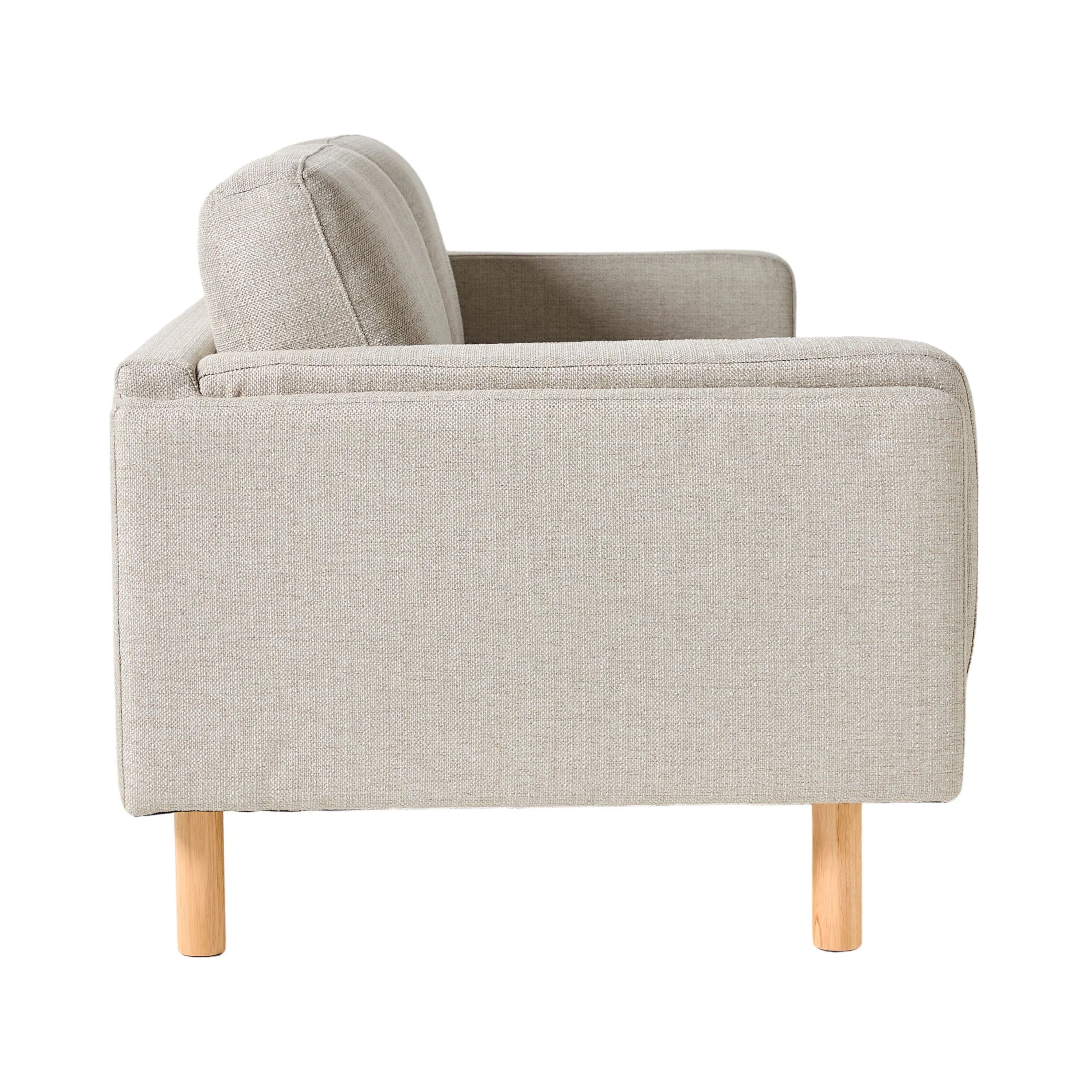 Finch 3 Seater Sofa Amalfi Silver - Image 3