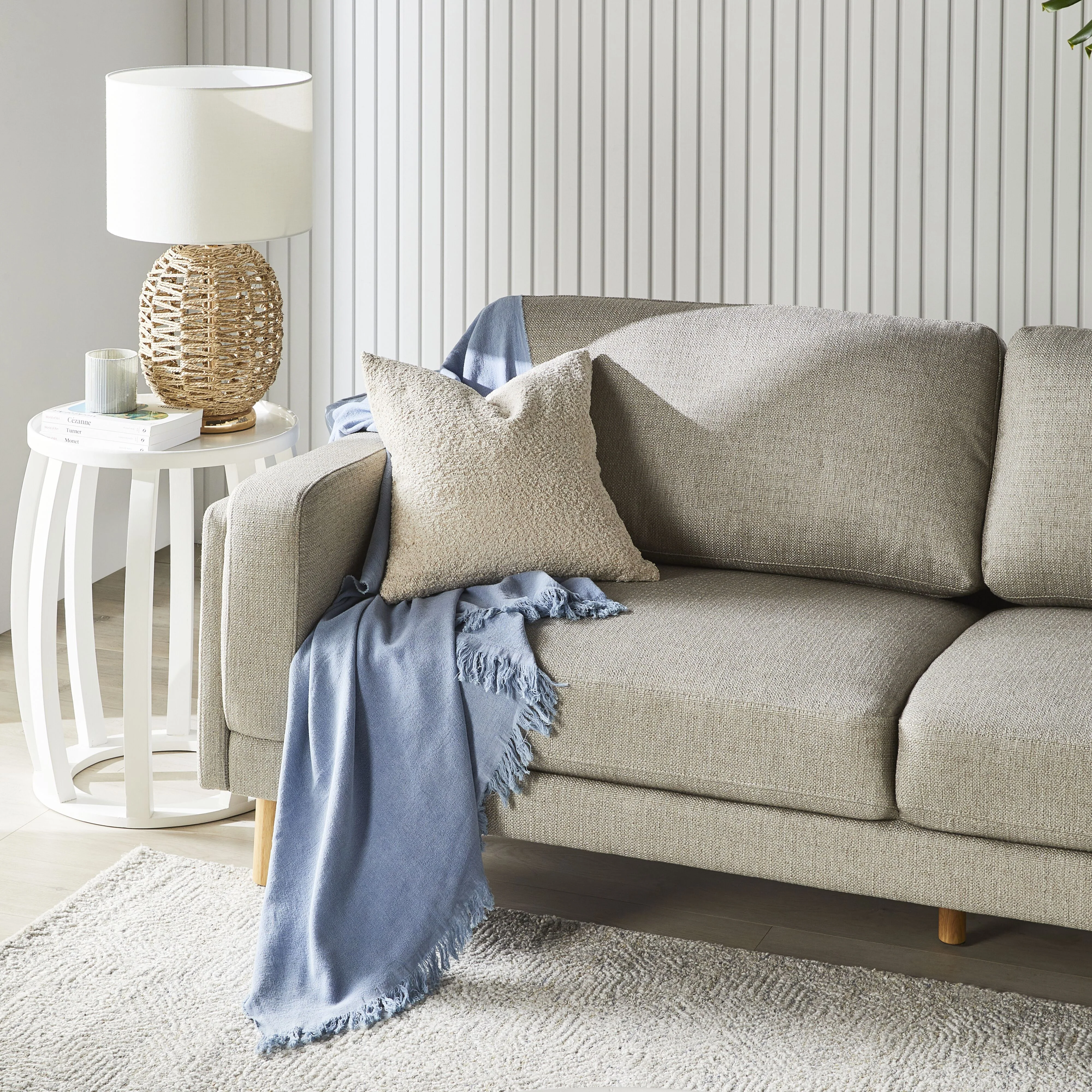 Finch 3 Seater Sofa Amalfi Silver - Image 9