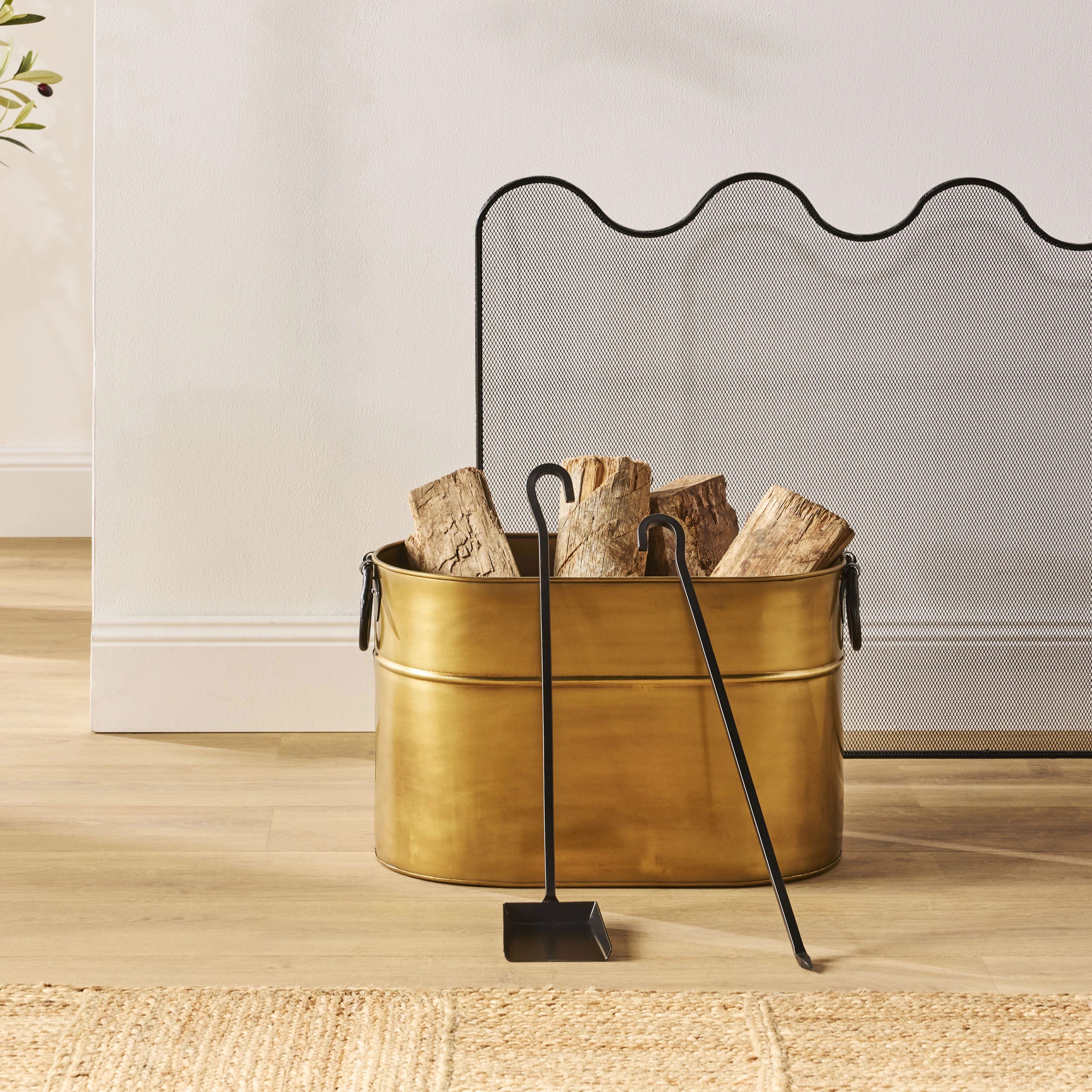 Fire Pit Shovel & Poker Set Black - Image 2