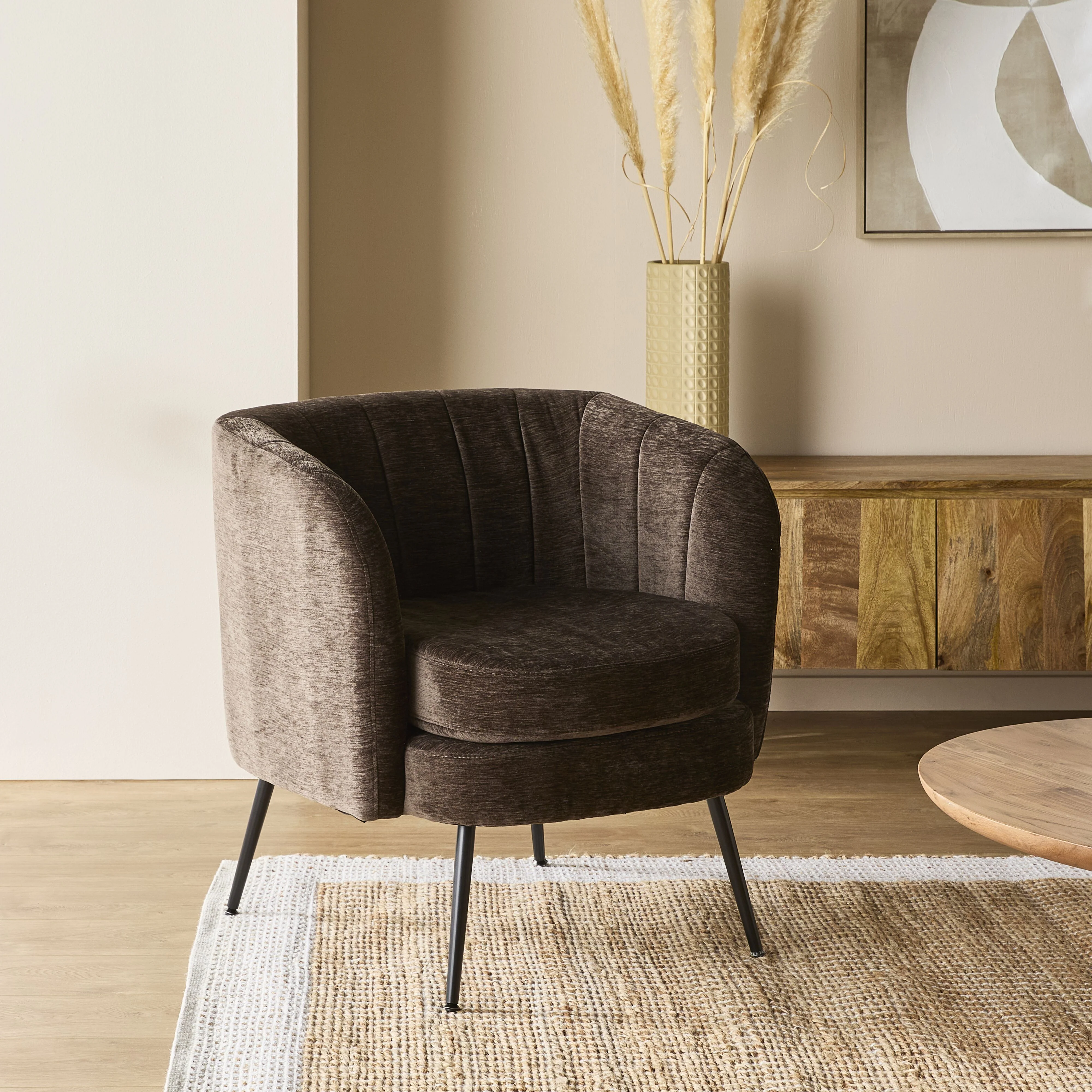 Fisher Occasional Chair Cascade Dark Chocolate - Image 7