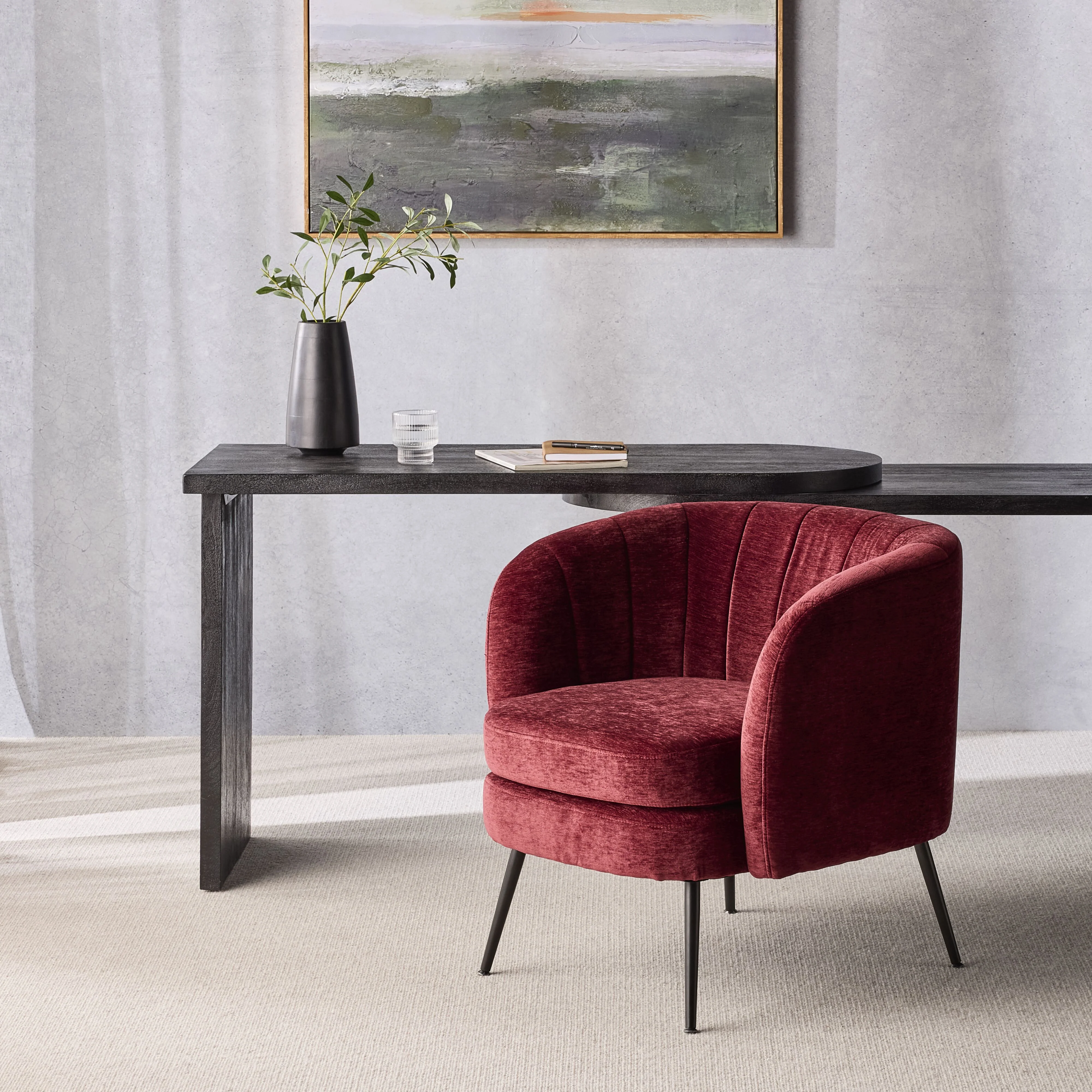 Fisher Occasional Chair Cascade Ruby - Image 7