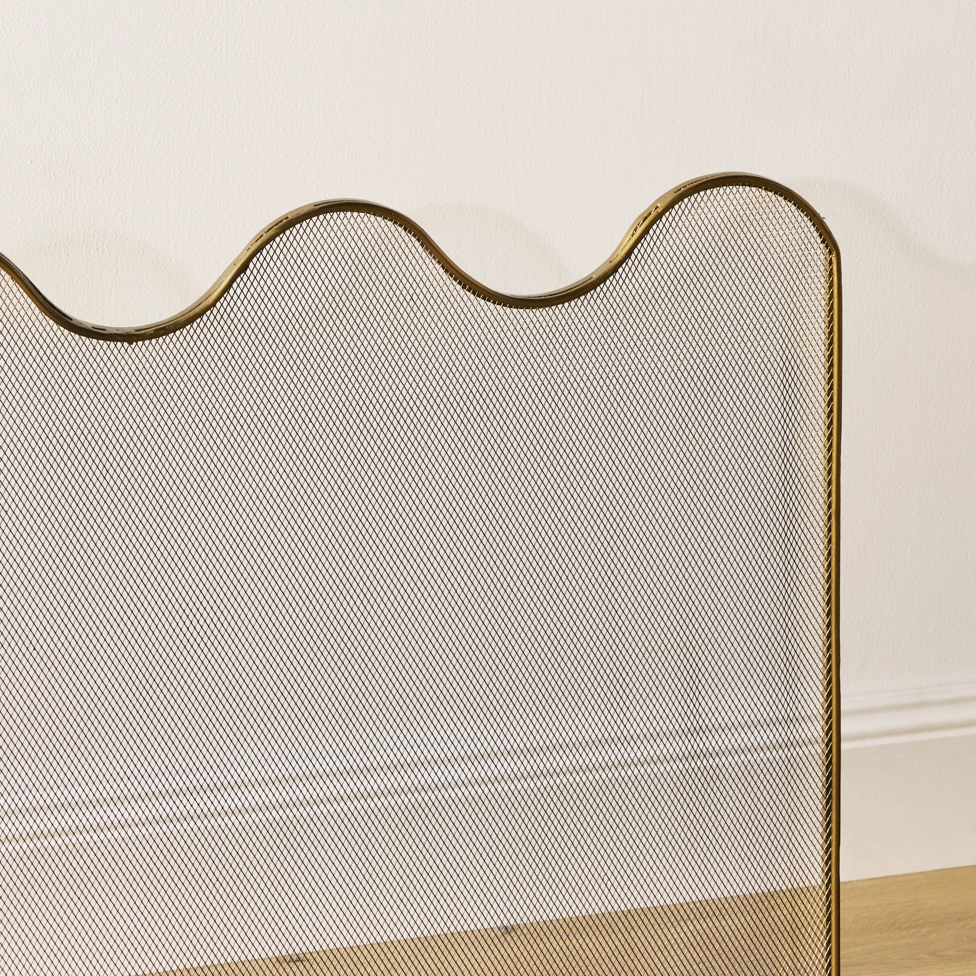 Flo Fire Screen Brass Antique - Image 6