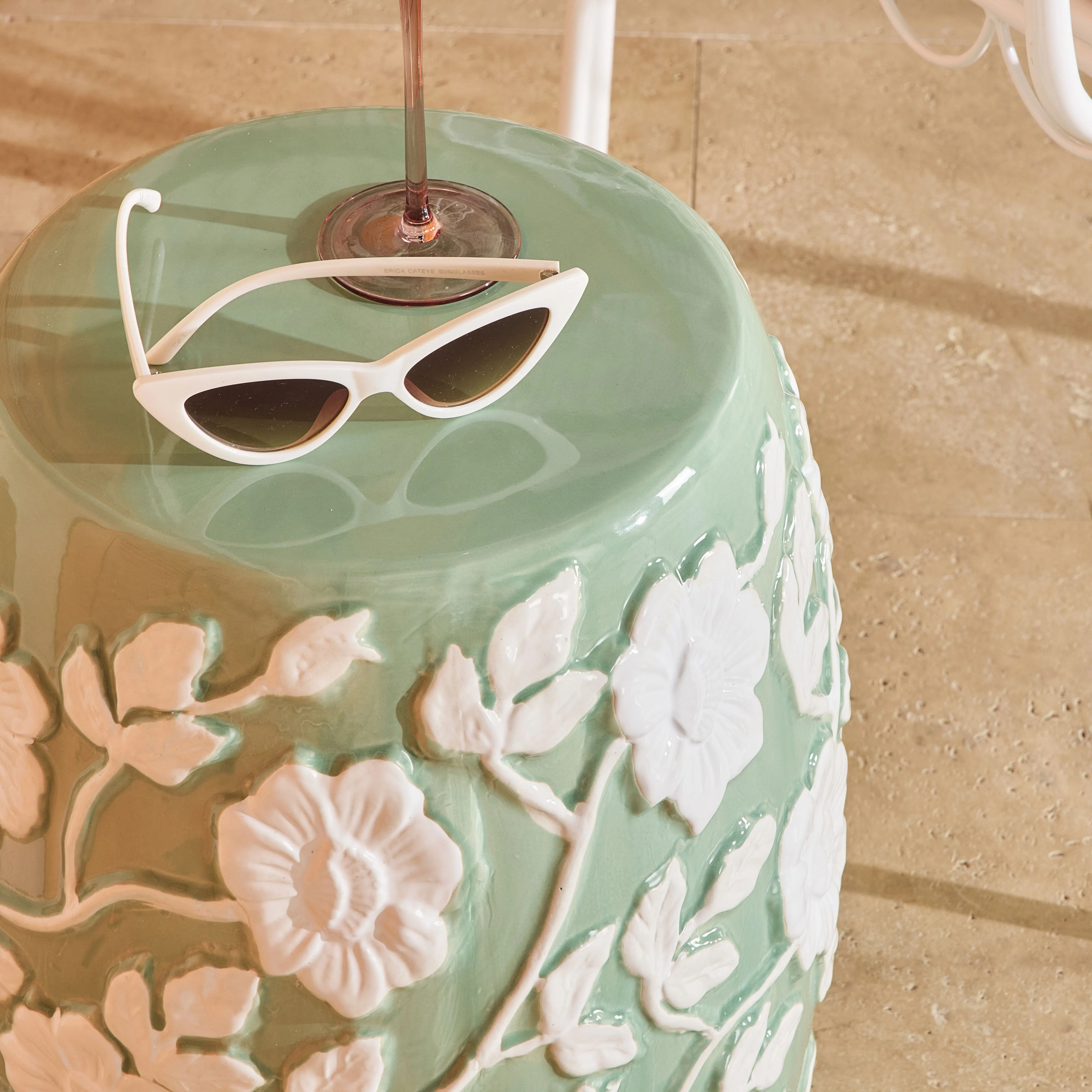 Flora Stool Green - Image 5