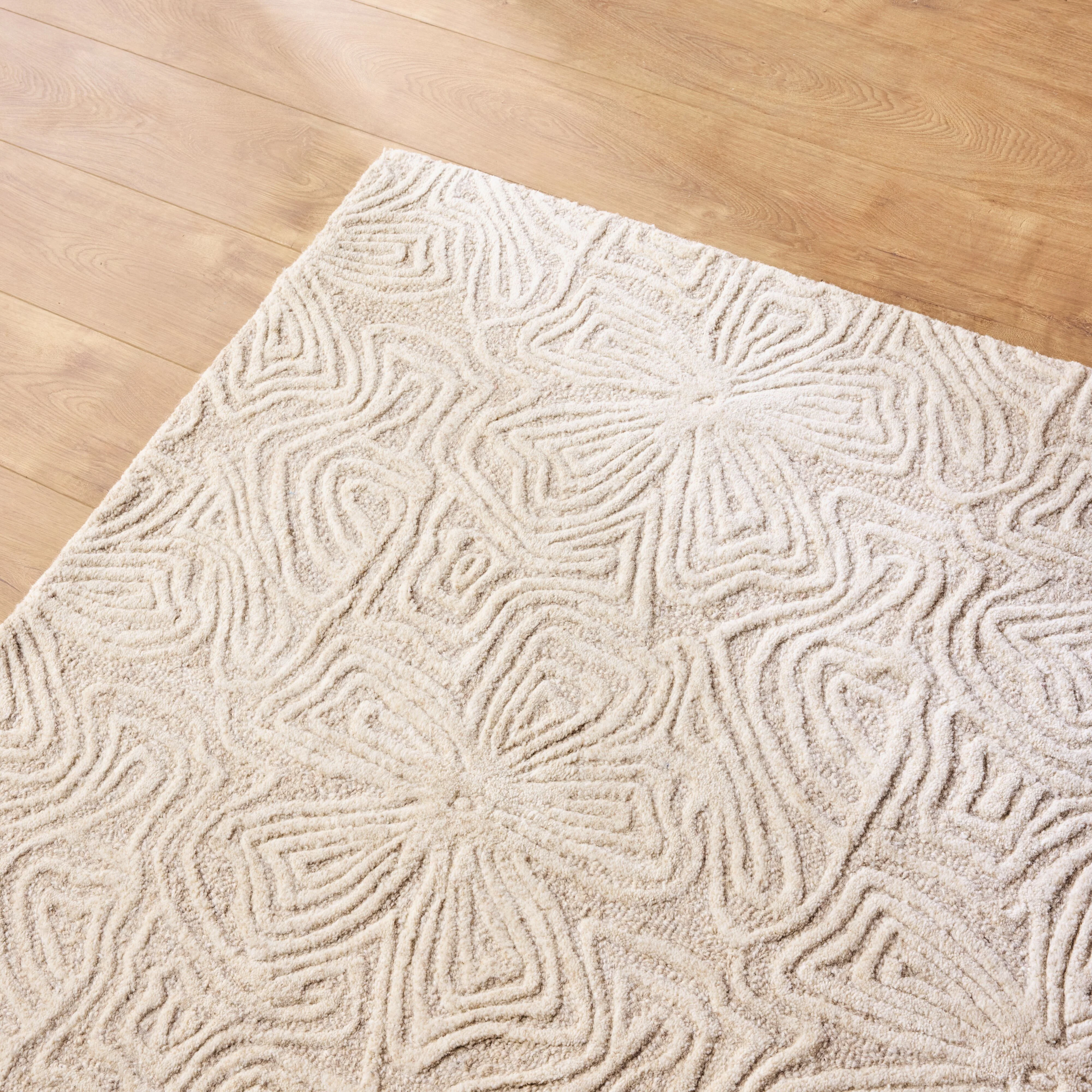 Floral Etchings Wool Rug 150x240cm - Image 5