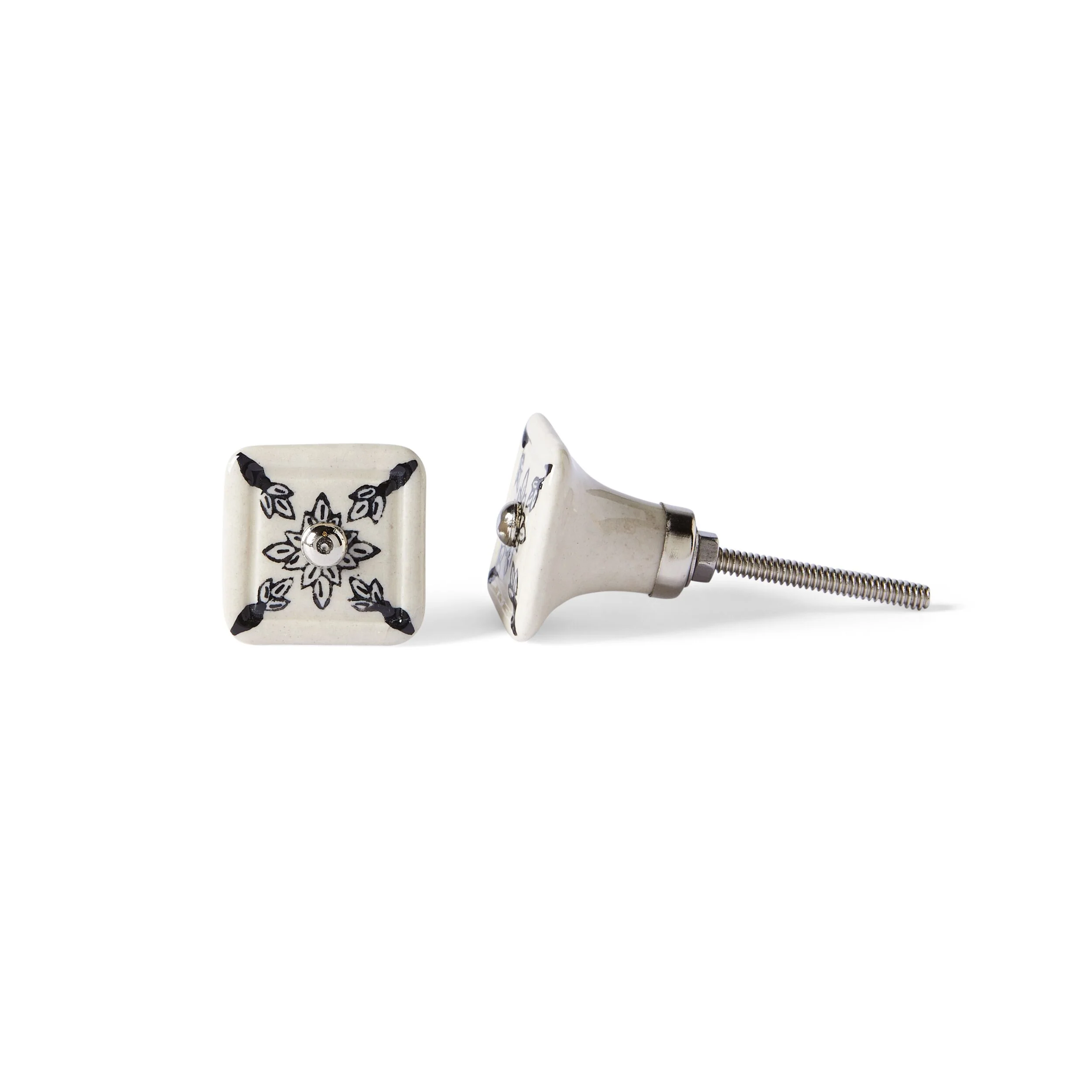 Floral Tile Knob 3.5cm - Image 2