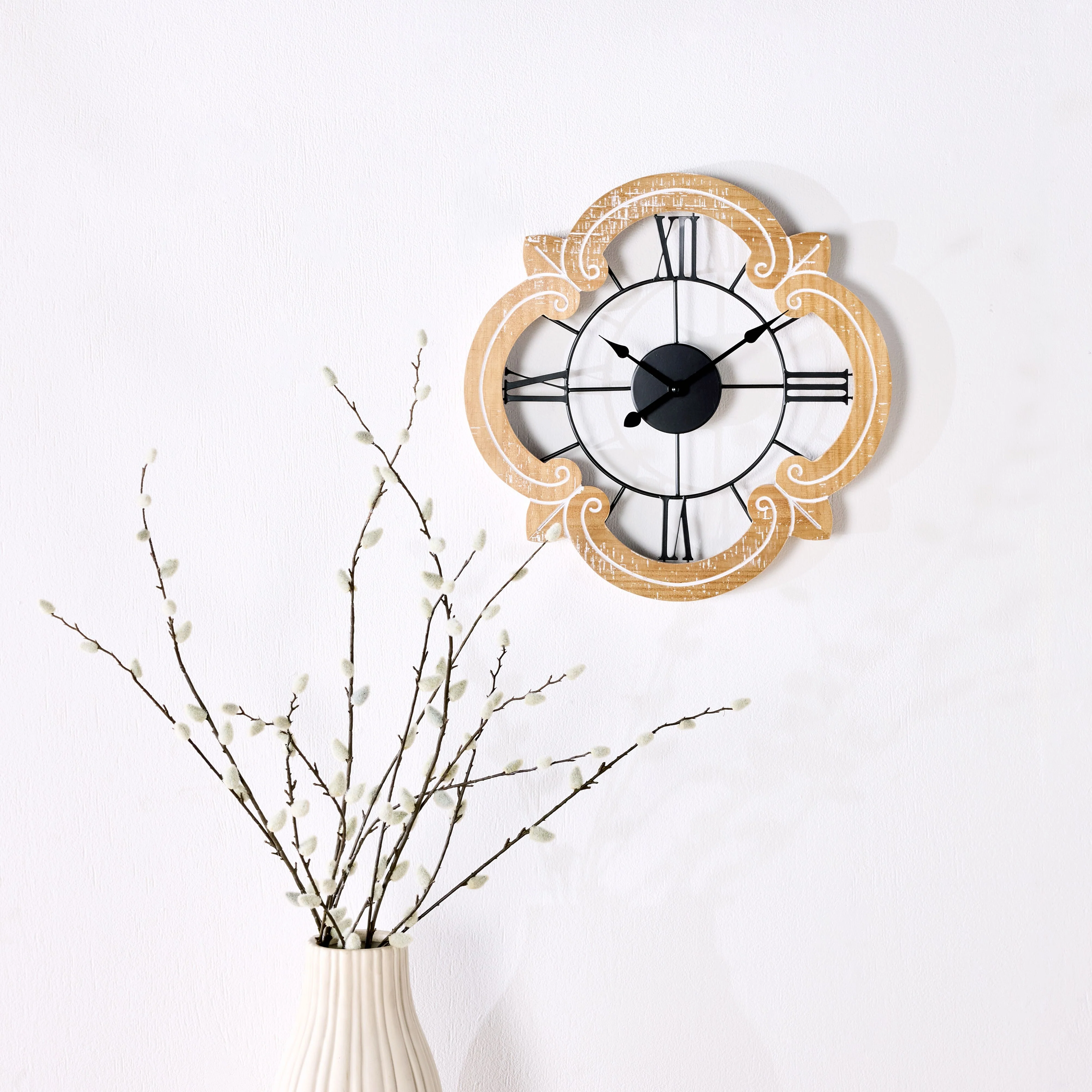 Florence Scroll Clock 40cm - Image 3