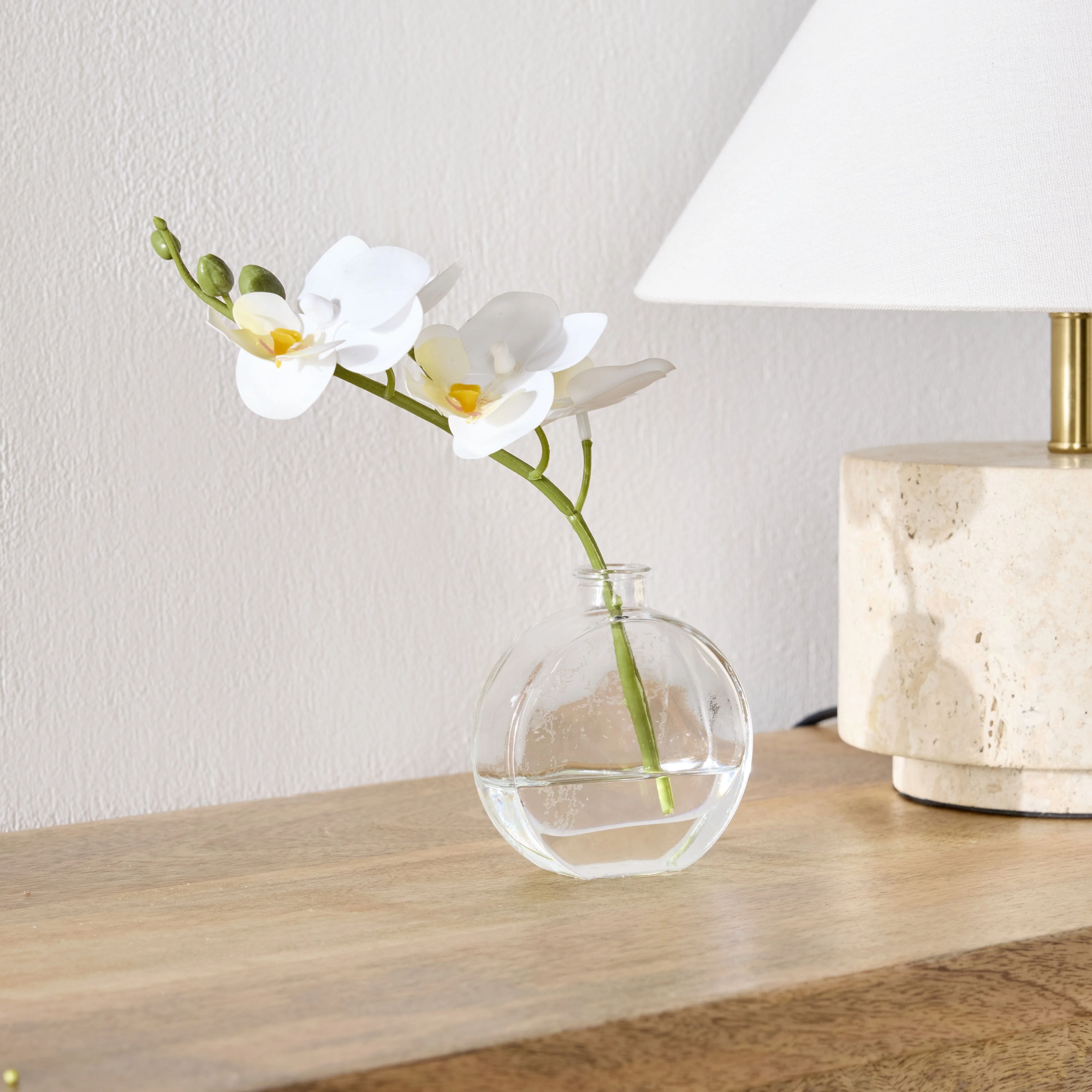 Floriana White Orchid Cutting Vase - Image 3