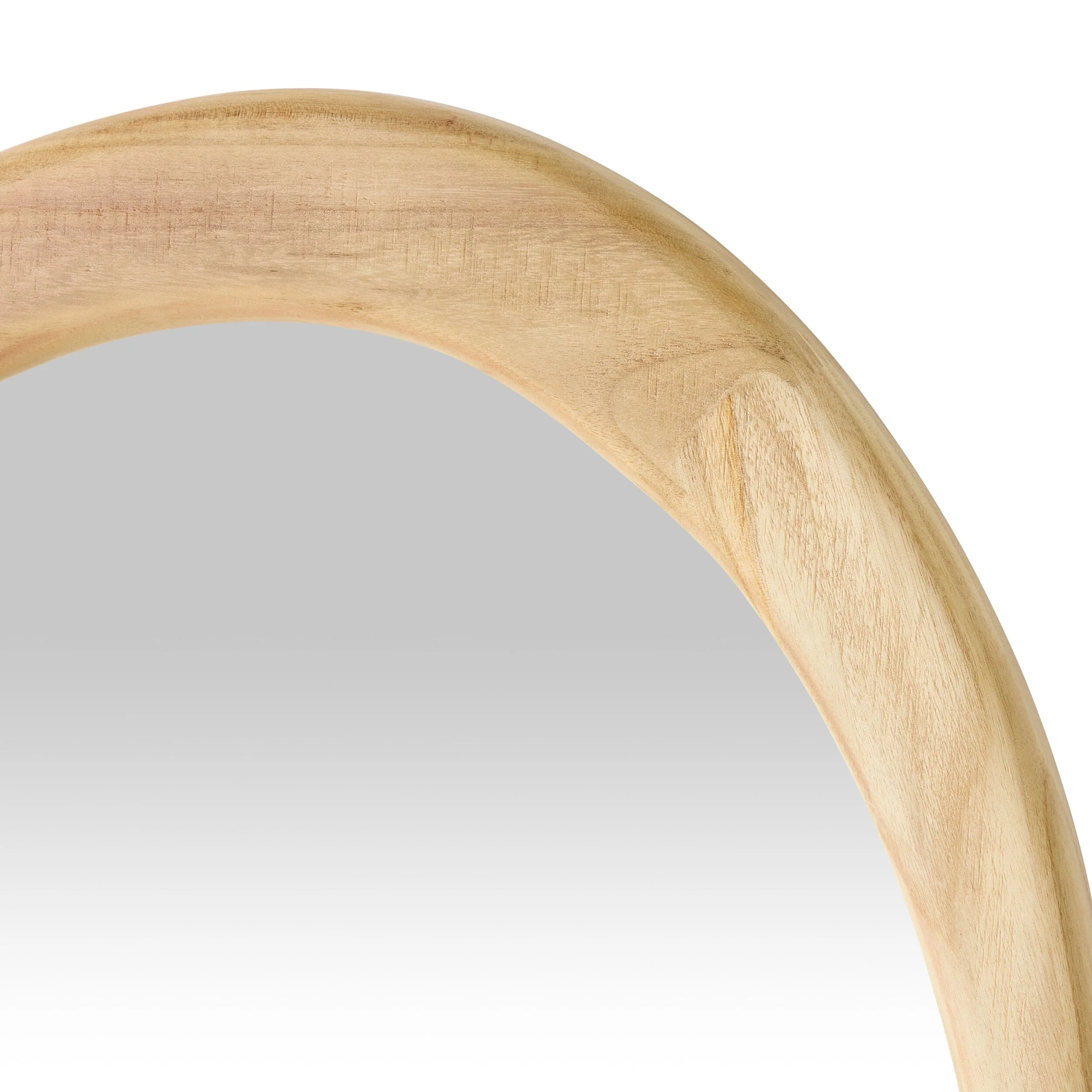 Fluid Wooden Wall Mirror 128.5x64.5cm - Image 3