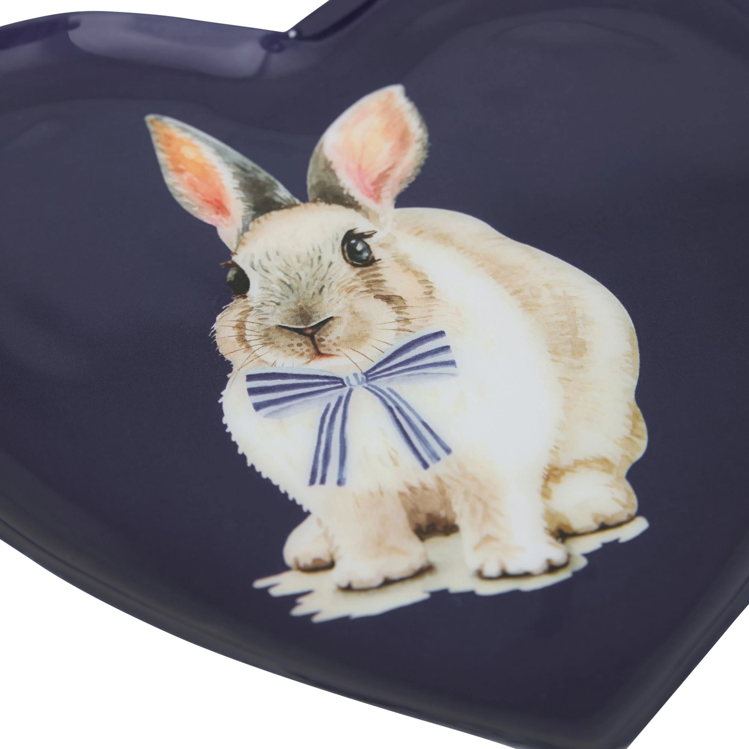 Folk Garden Heart Dish Navy - Image 3