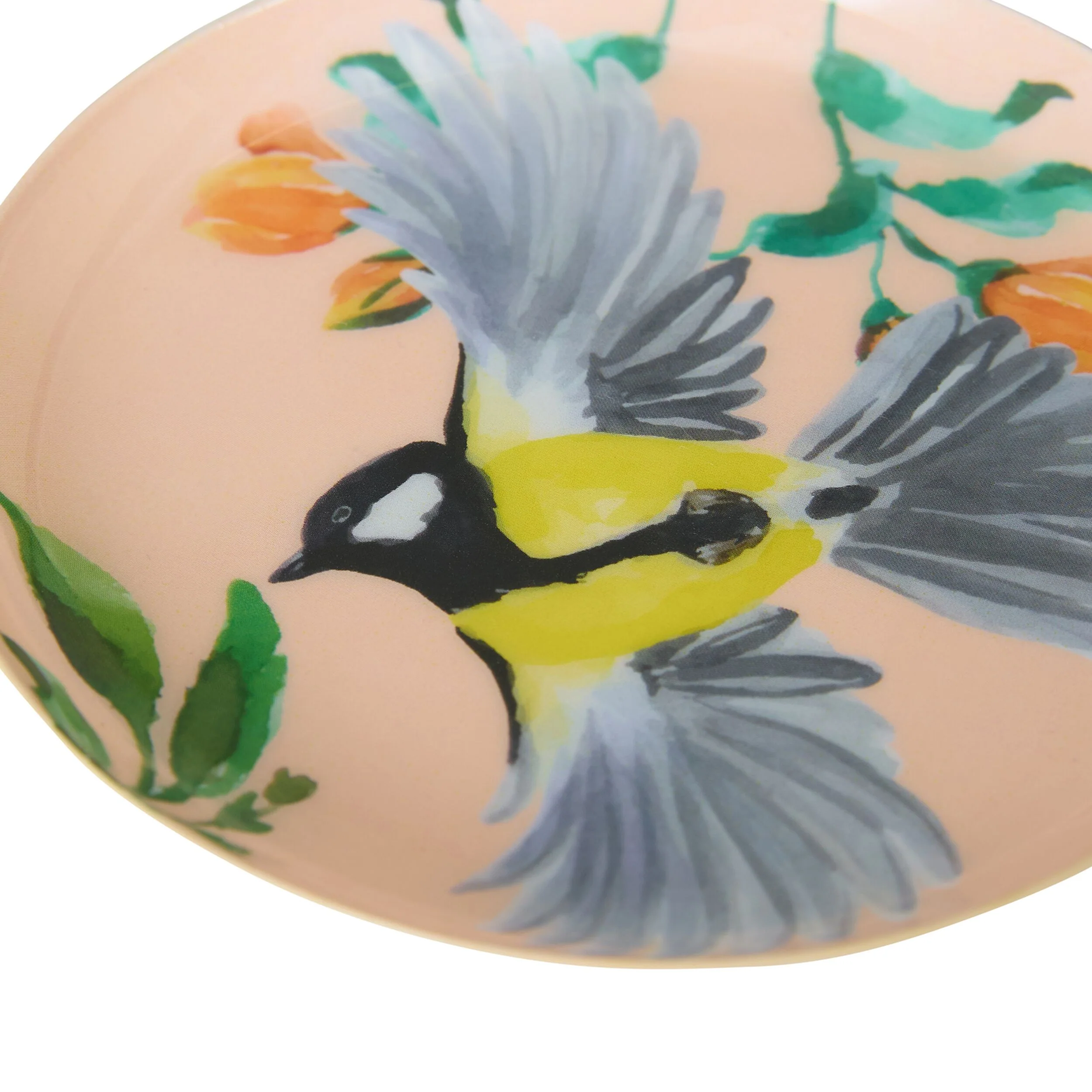 Folk Garden Round Dish Apricot - Image 3