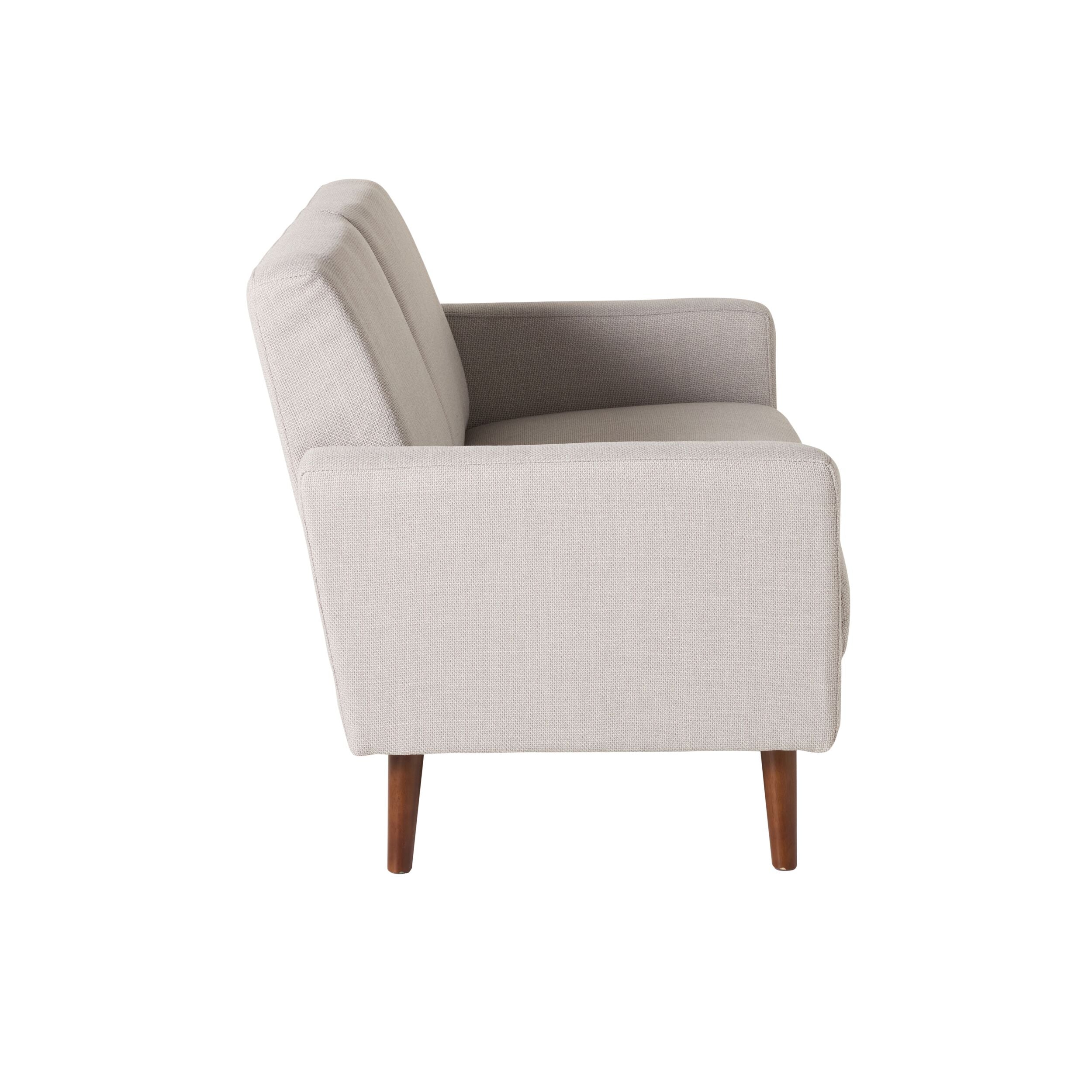 Frankie 2 Seater Sofa Grey Mist Weave - Image 3