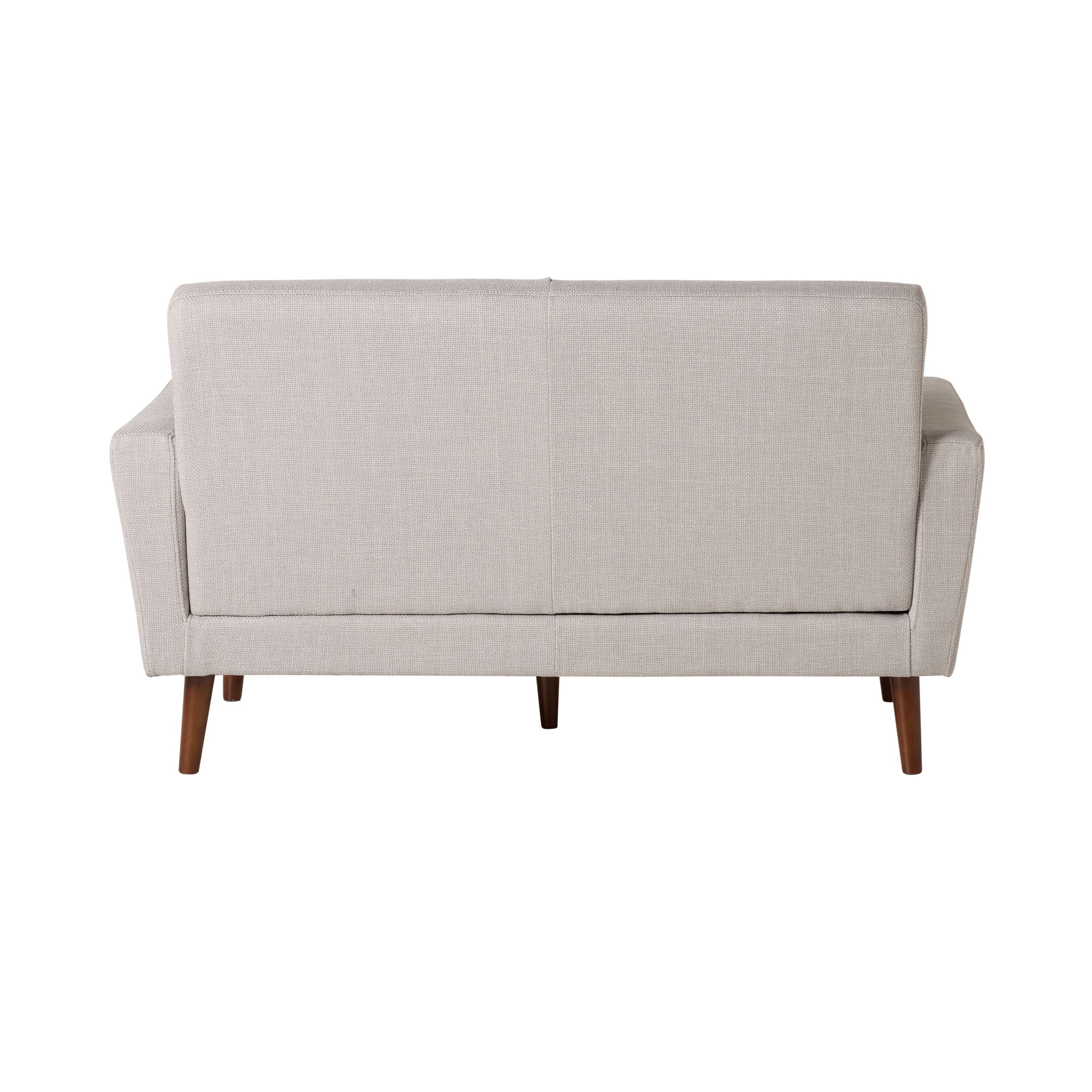 Frankie 2 Seater Sofa Grey Mist Weave - Image 4