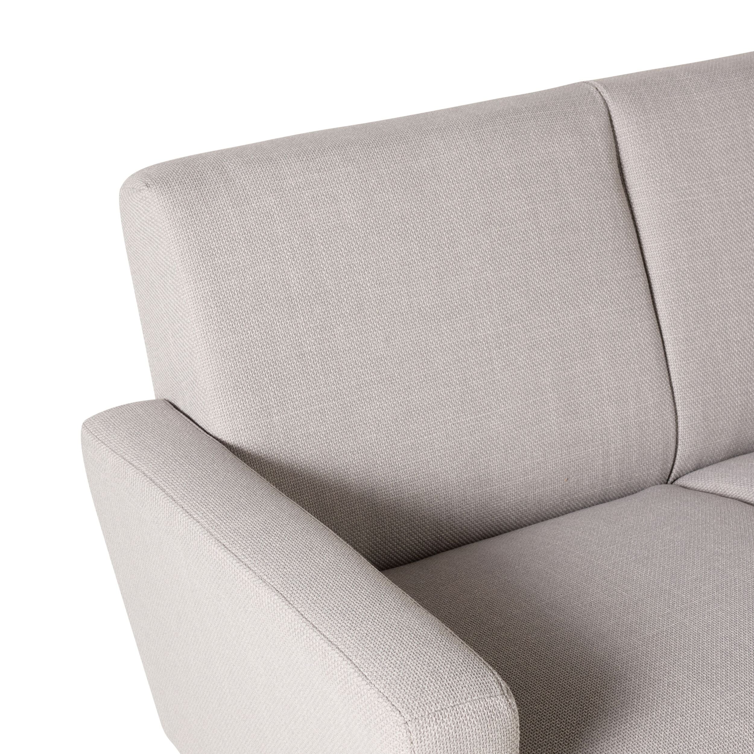 Frankie 2 Seater Sofa Grey Mist Weave - Image 5