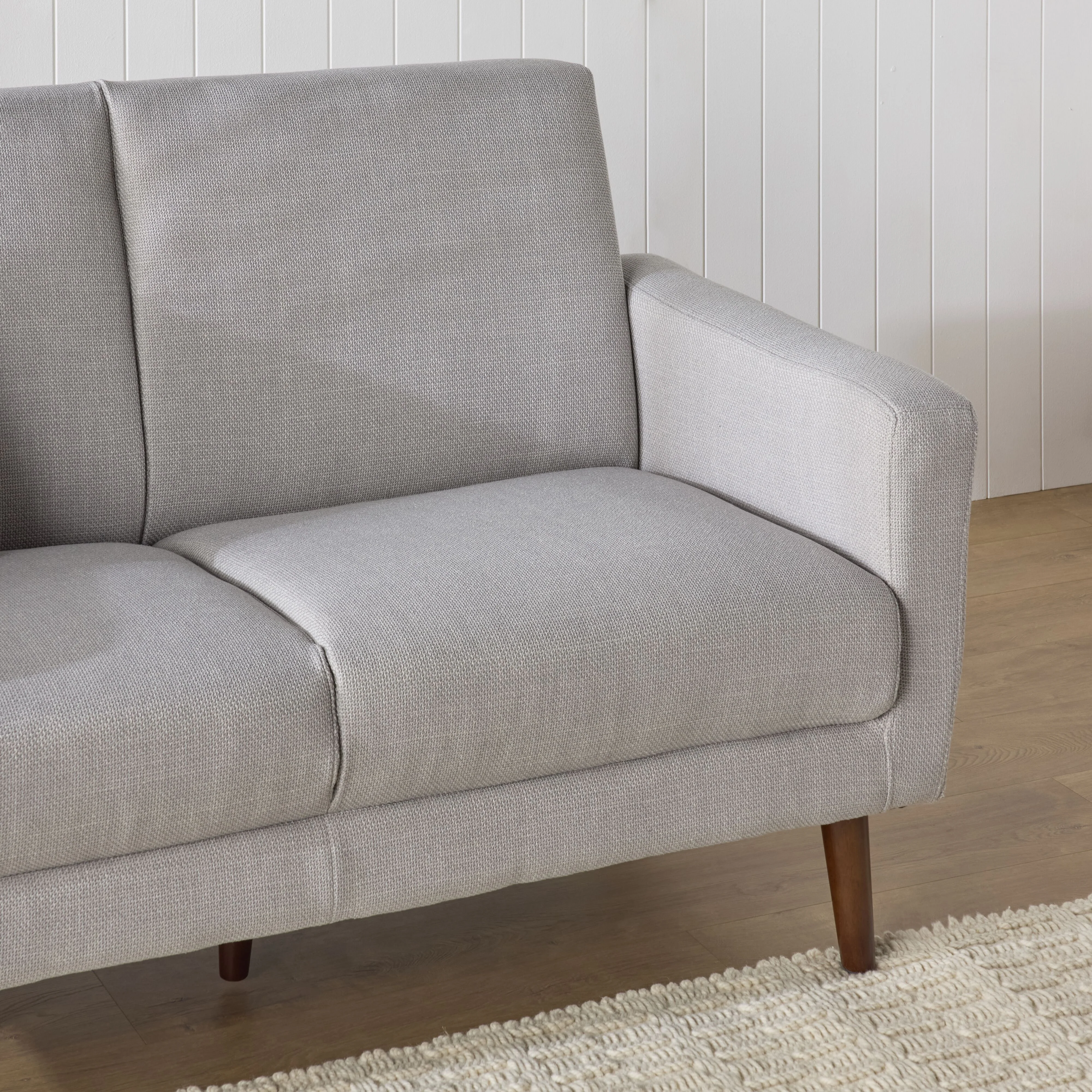 Frankie 2 Seater Sofa Grey Mist Weave - Image 9