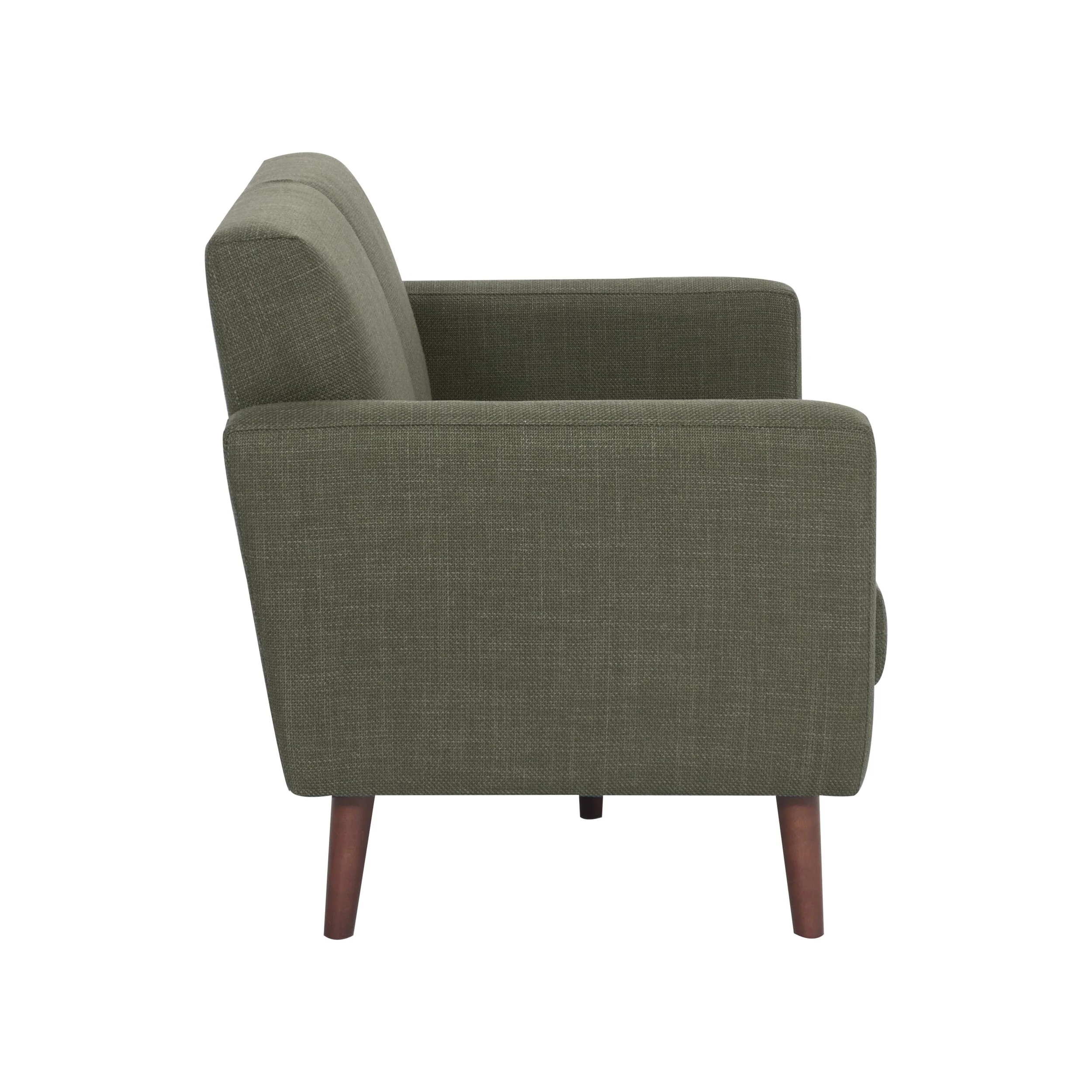 Frankie 2 Seater Sofa Olive Green Weave - Image 3