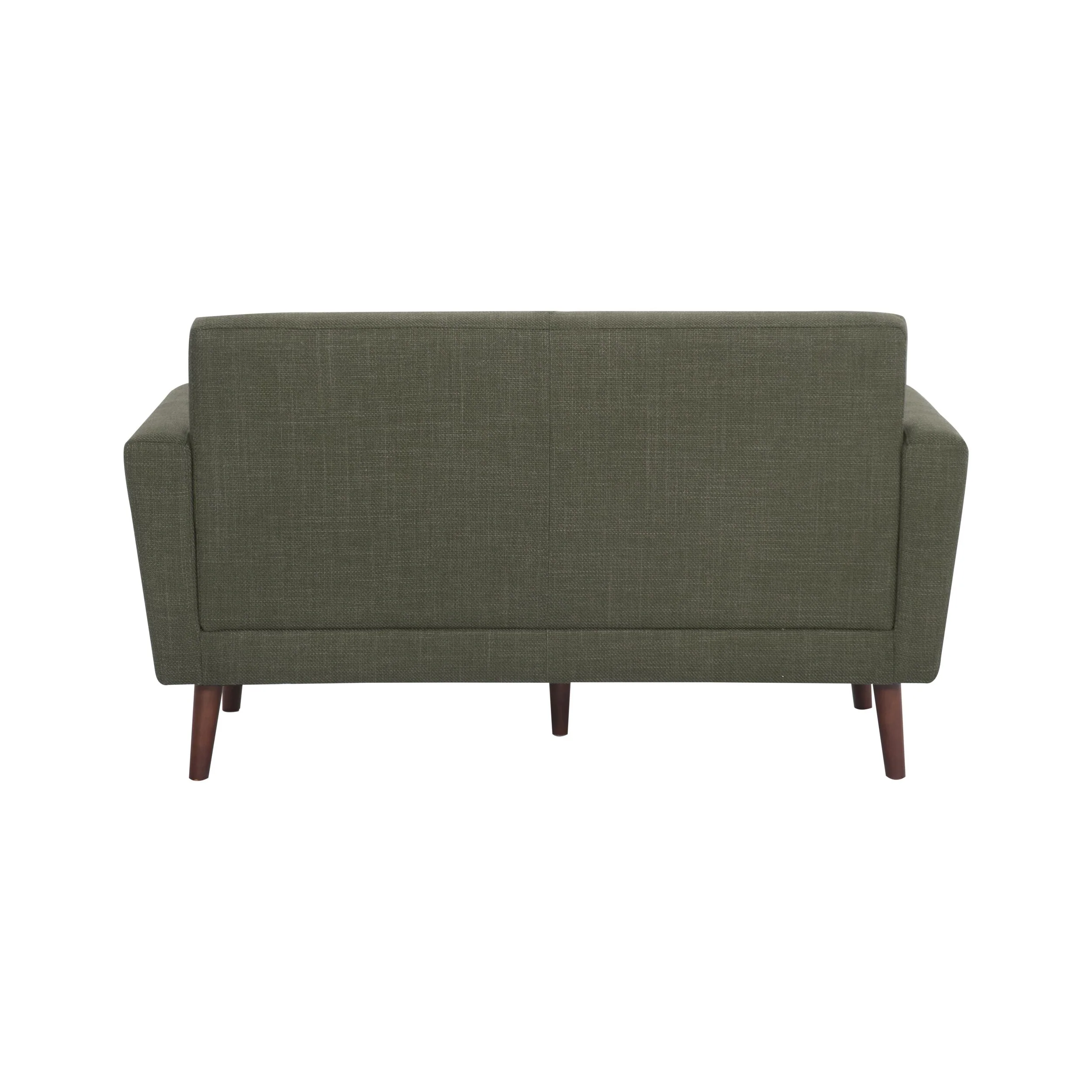 Frankie 2 Seater Sofa Olive Green Weave - Image 4